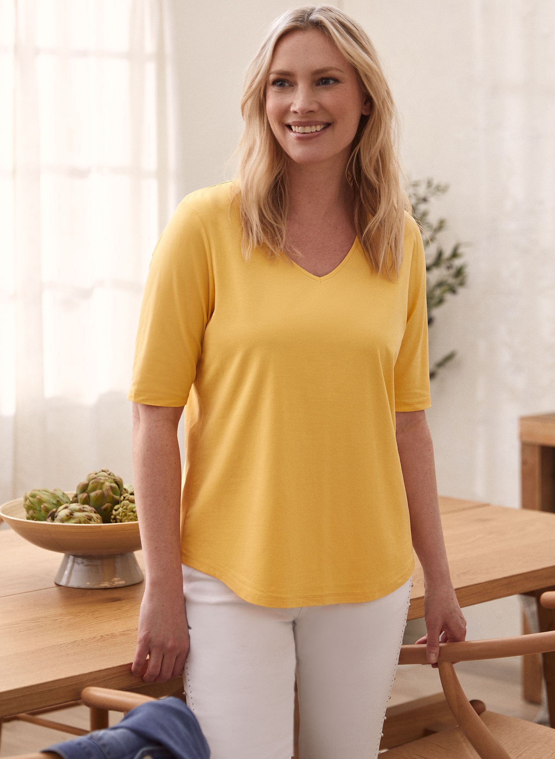 Elbow Sleeve Tee sold by Laura product image thumbnail 2