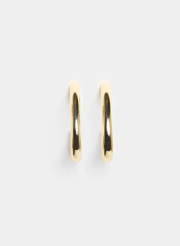 Oval Hoop Earrings sold by Laura