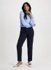 Tiered Sleeve Shirt & Slim-Leg Ankle Pants sold by Laura