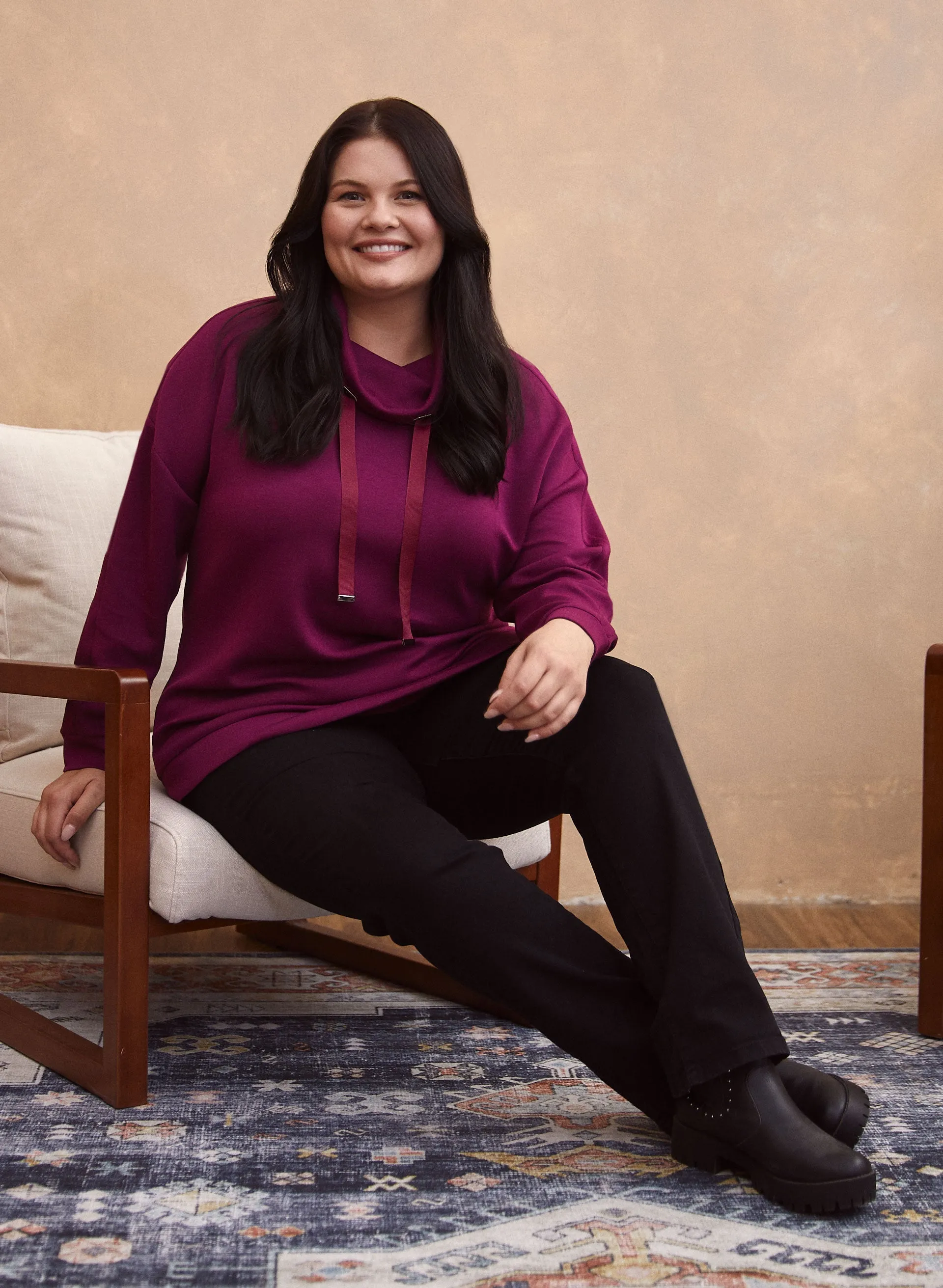 Funnel Neck Sweatshirt sold by Laura product image thumbnail 4