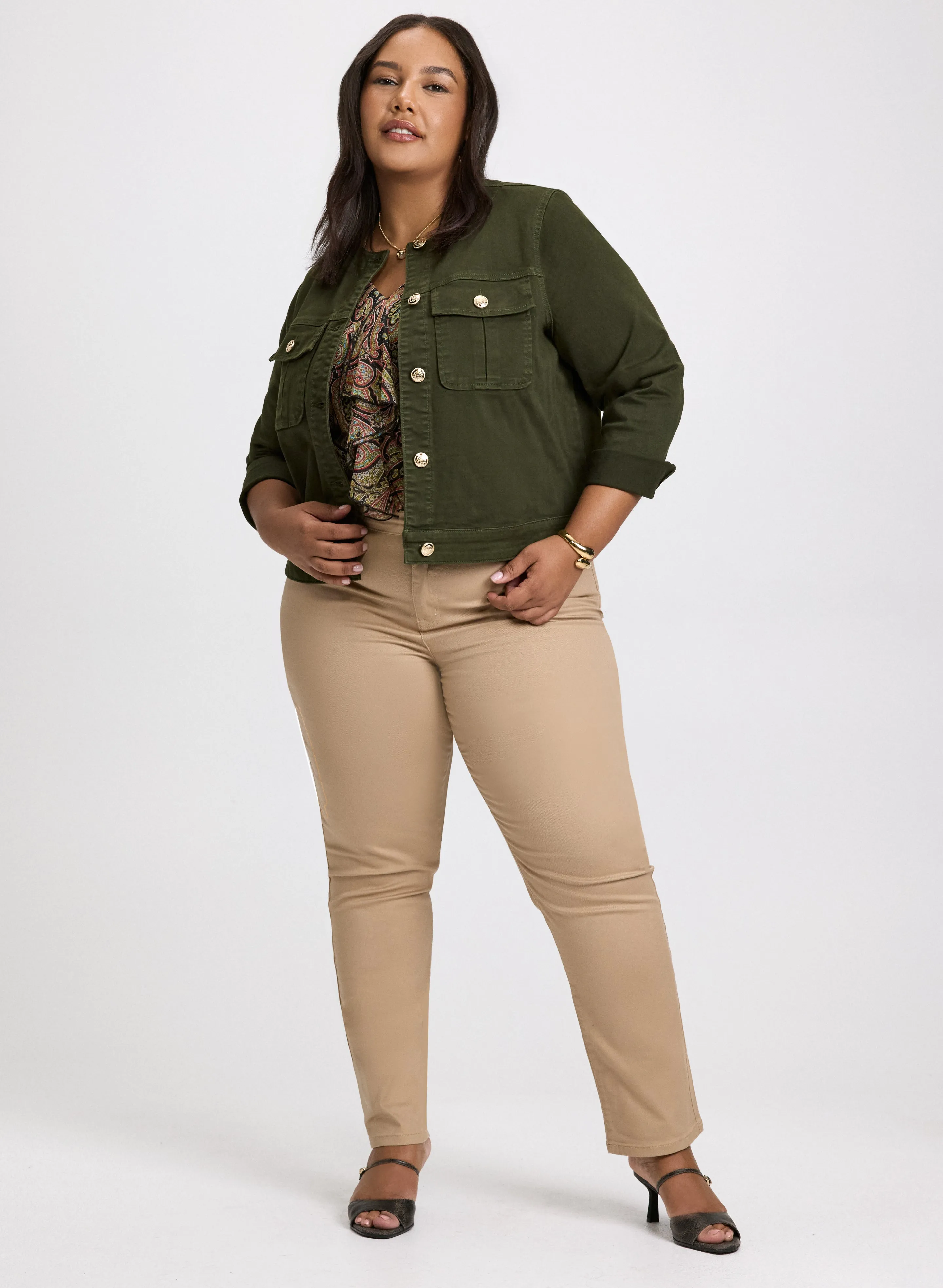 Paisley Print Ruffle Tank Top sold by Laura product image thumbnail 3