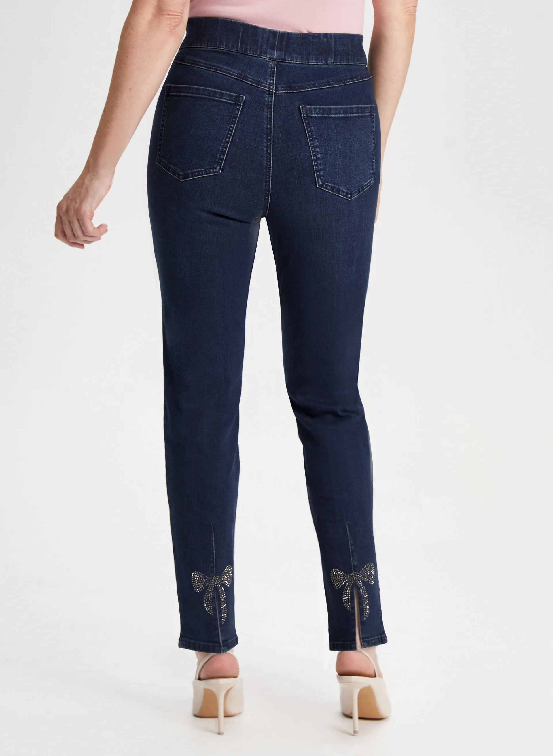 Pull-On Bow Detail Jeans sold by Laura product image thumbnail 2