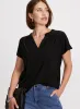 Flutter Sleeve V-Neck Top sold by Laura