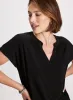 Flutter Sleeve V-Neck Top sold by Laura