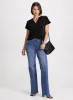Flutter Sleeve V-Neck Top sold by Laura