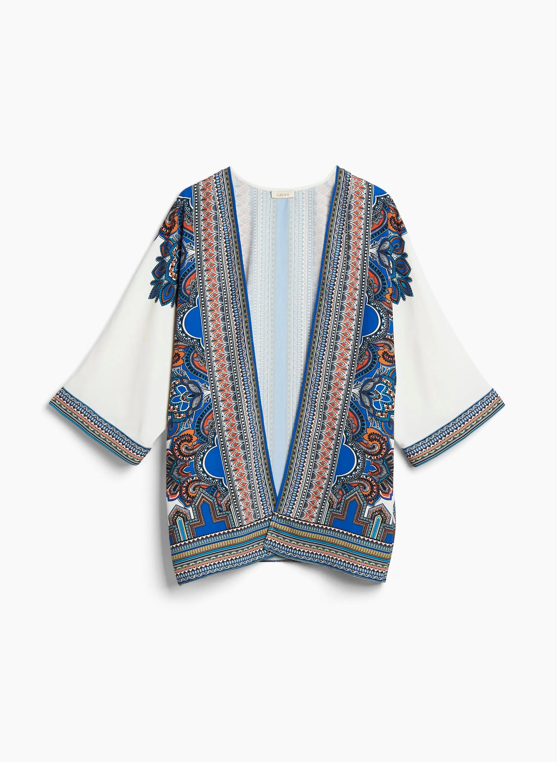 Paisley Print Open Front Top sold by Laura product image thumbnail 4