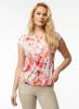 Cap Sleeve Floral Print Top sold by Laura
