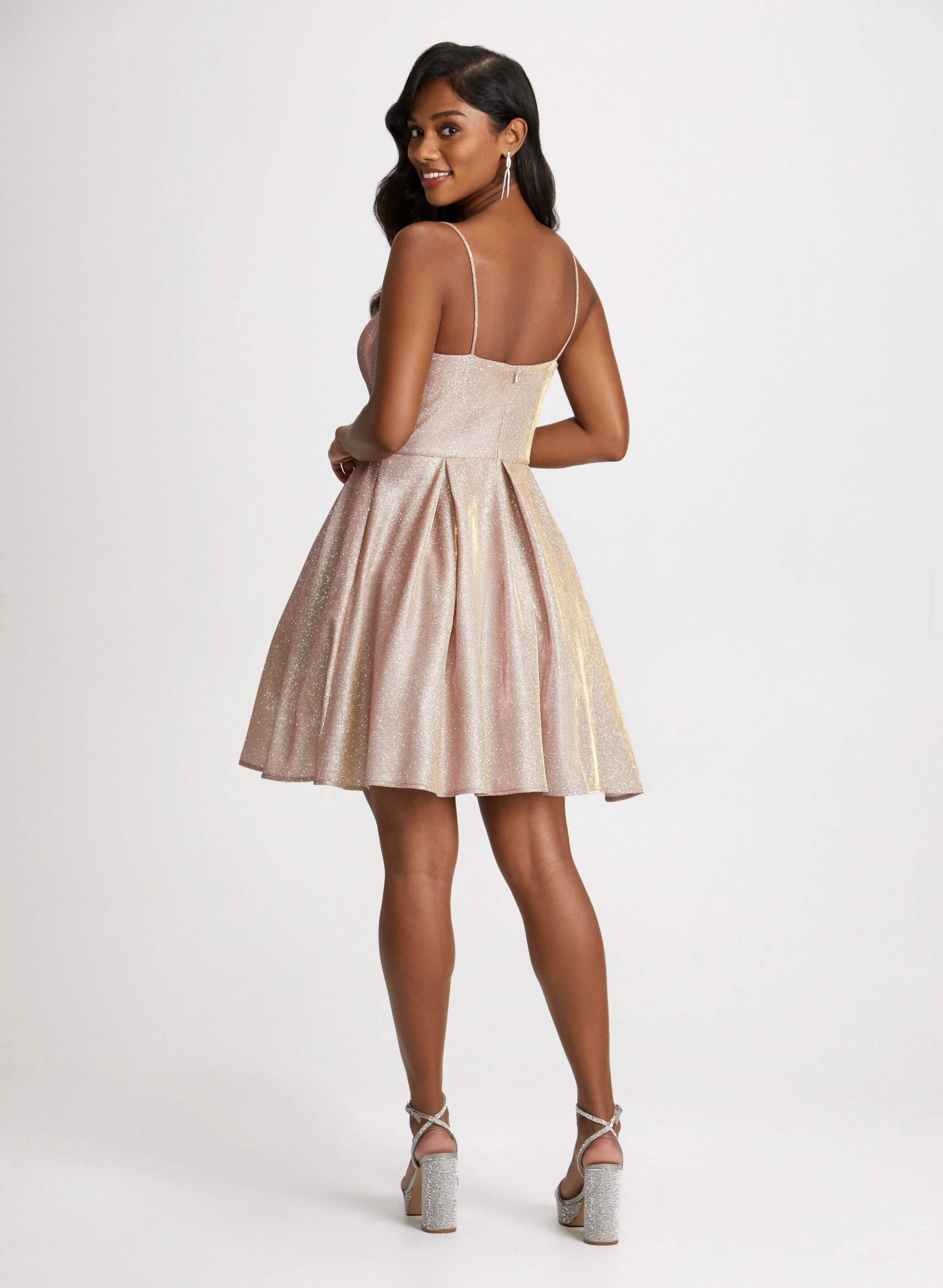 Short Glitter Dress sold by Laura product image thumbnail 3