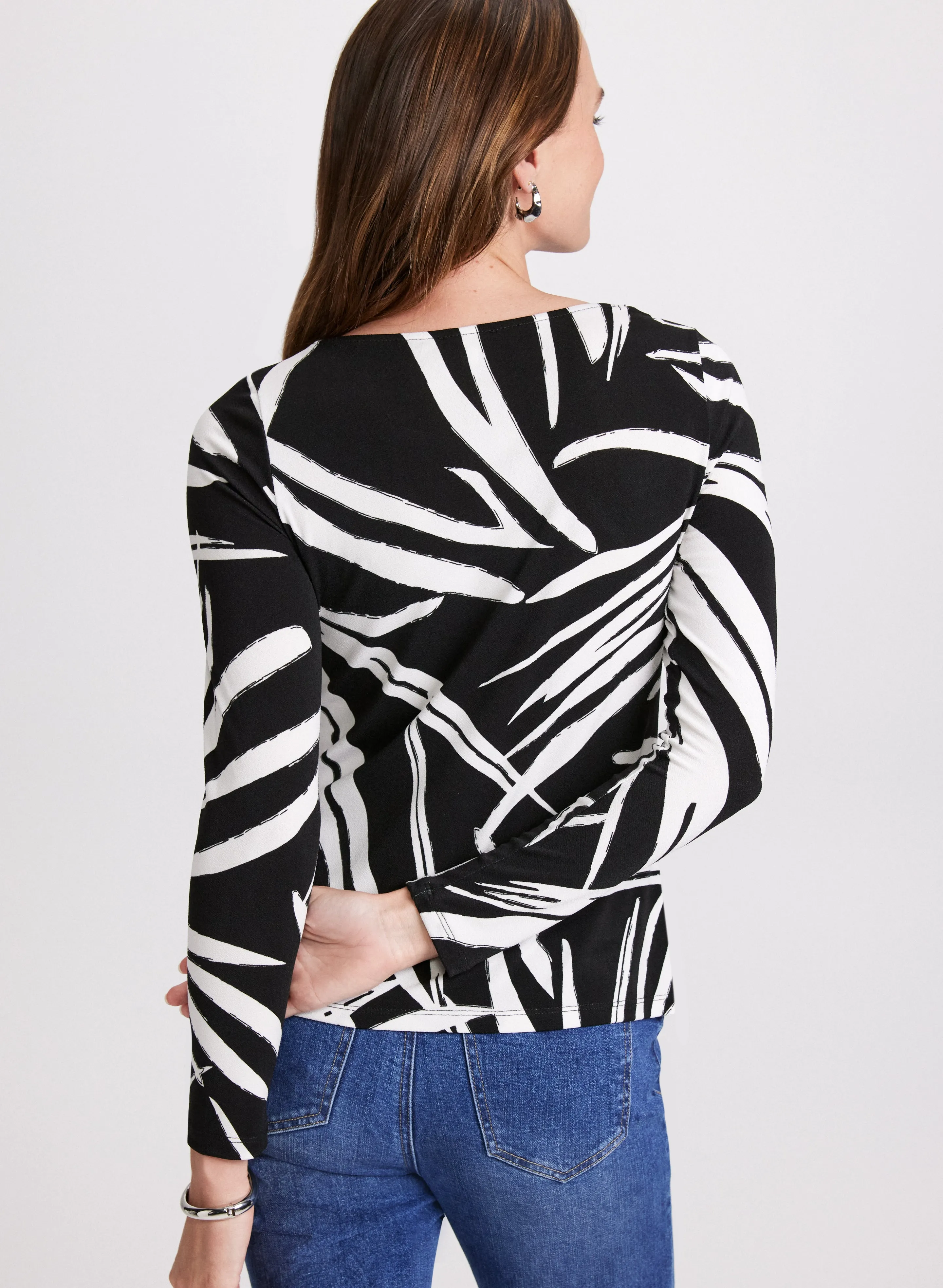 Printed Crepe Top sold by Laura product image thumbnail 4