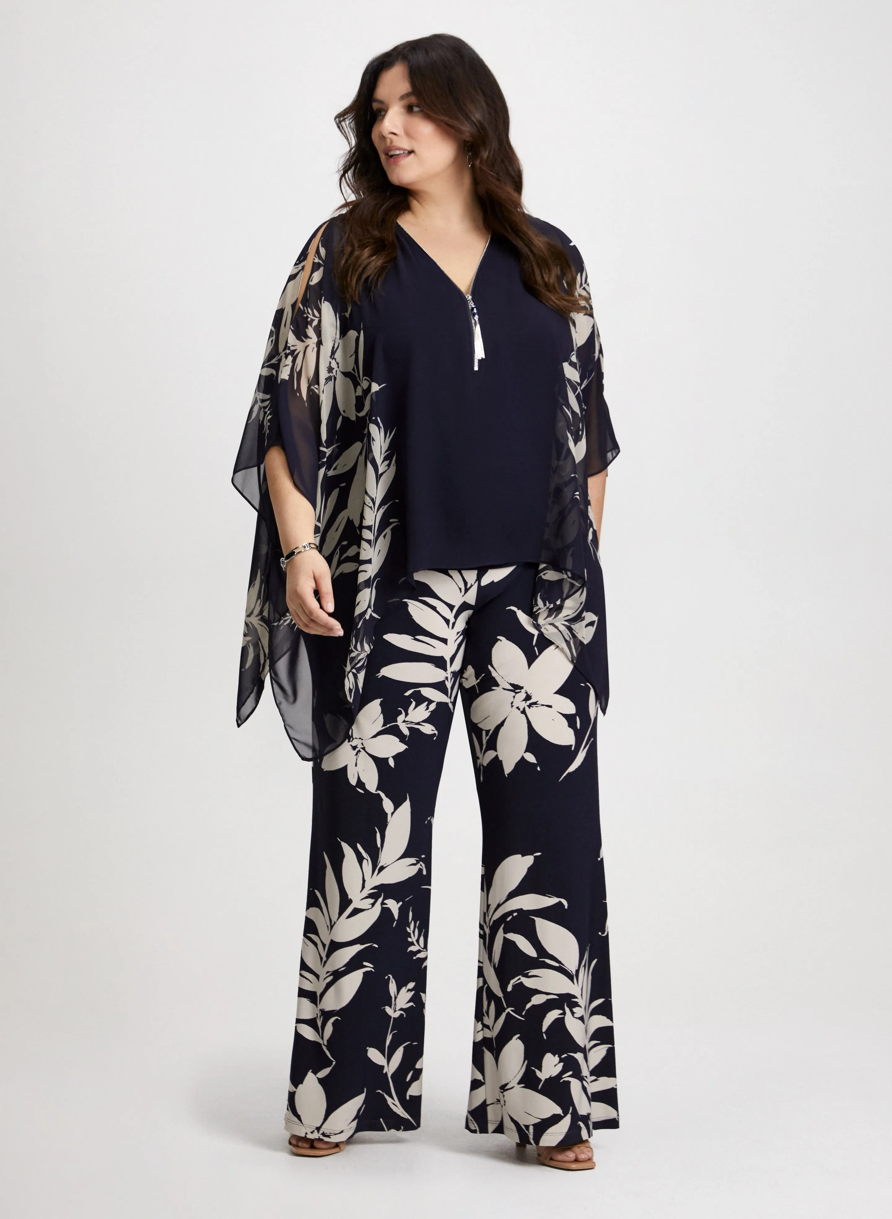 Joseph Ribkoff - Floral Print Pull-On Pants sold by Laura product image thumbnail 3