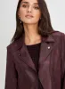 Snap Detail Faux Suede Jacket sold by Laura