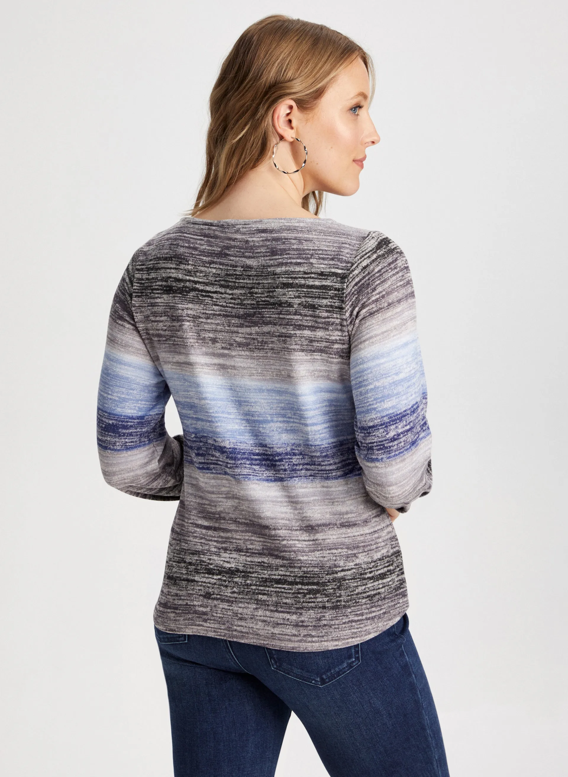 Stripe Print Top sold by Laura product image thumbnail 4