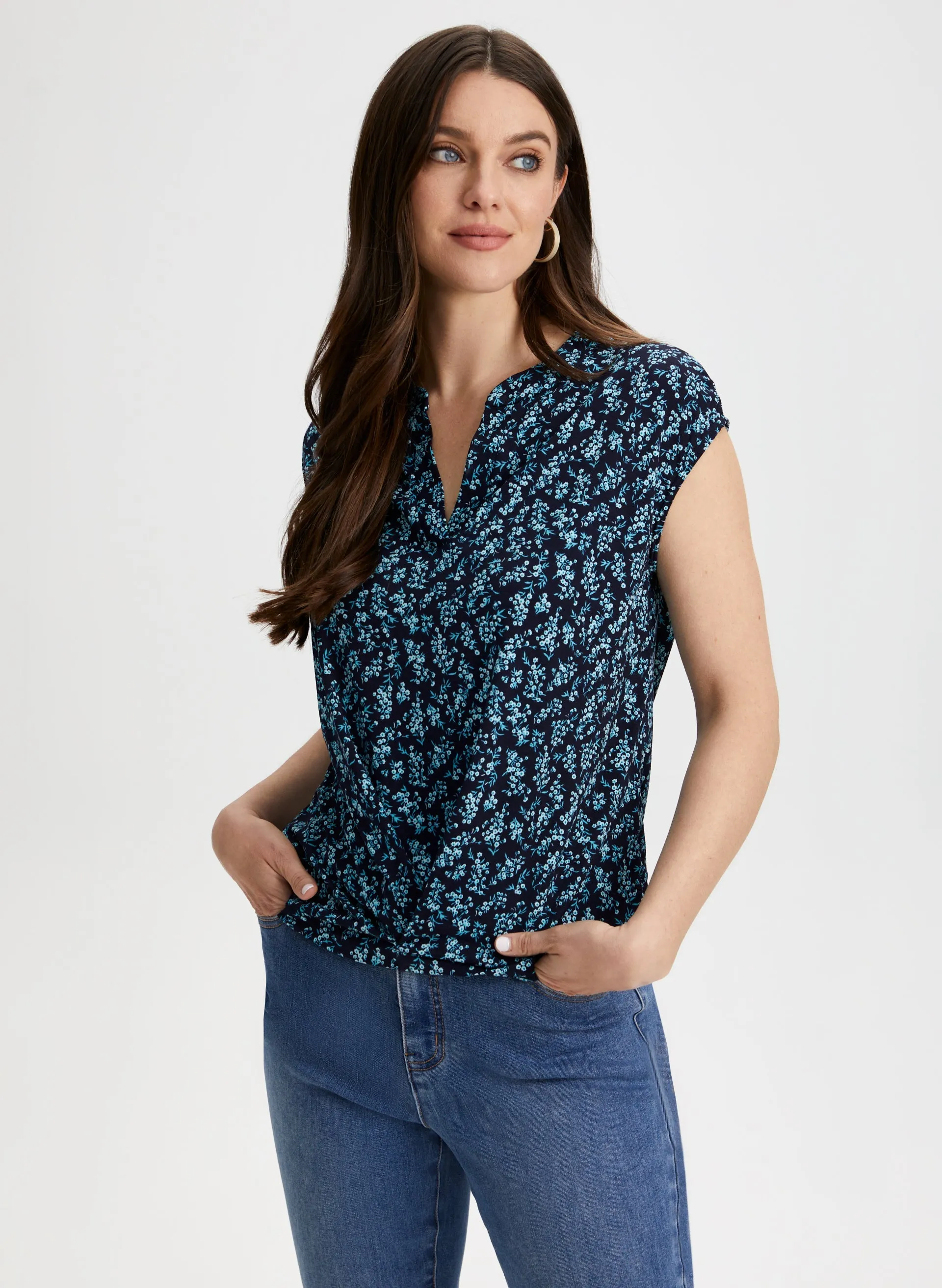 Floral Print Top sold by Laura