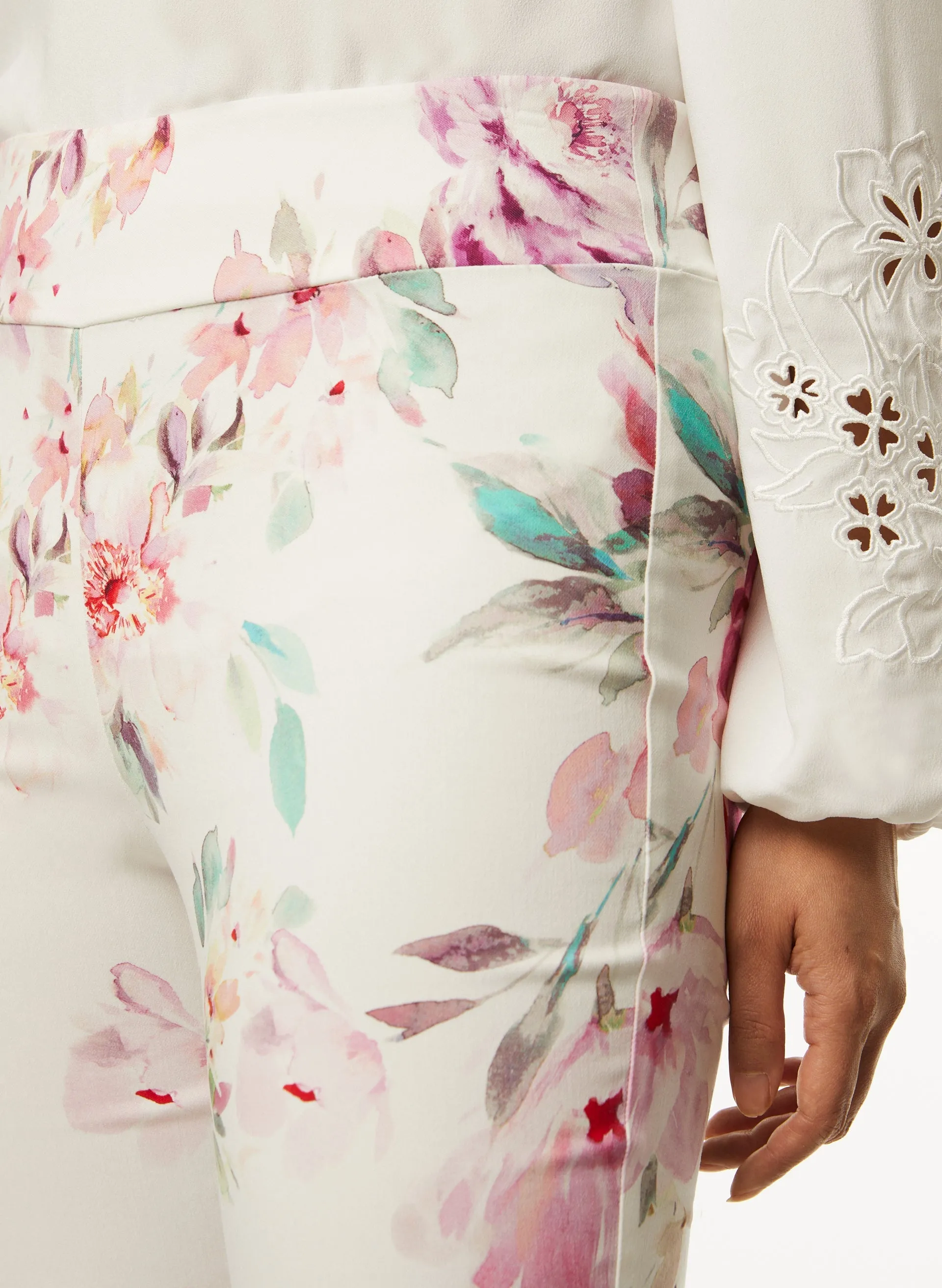 Pull-On Floral Print Pants sold by Laura product image thumbnail 4