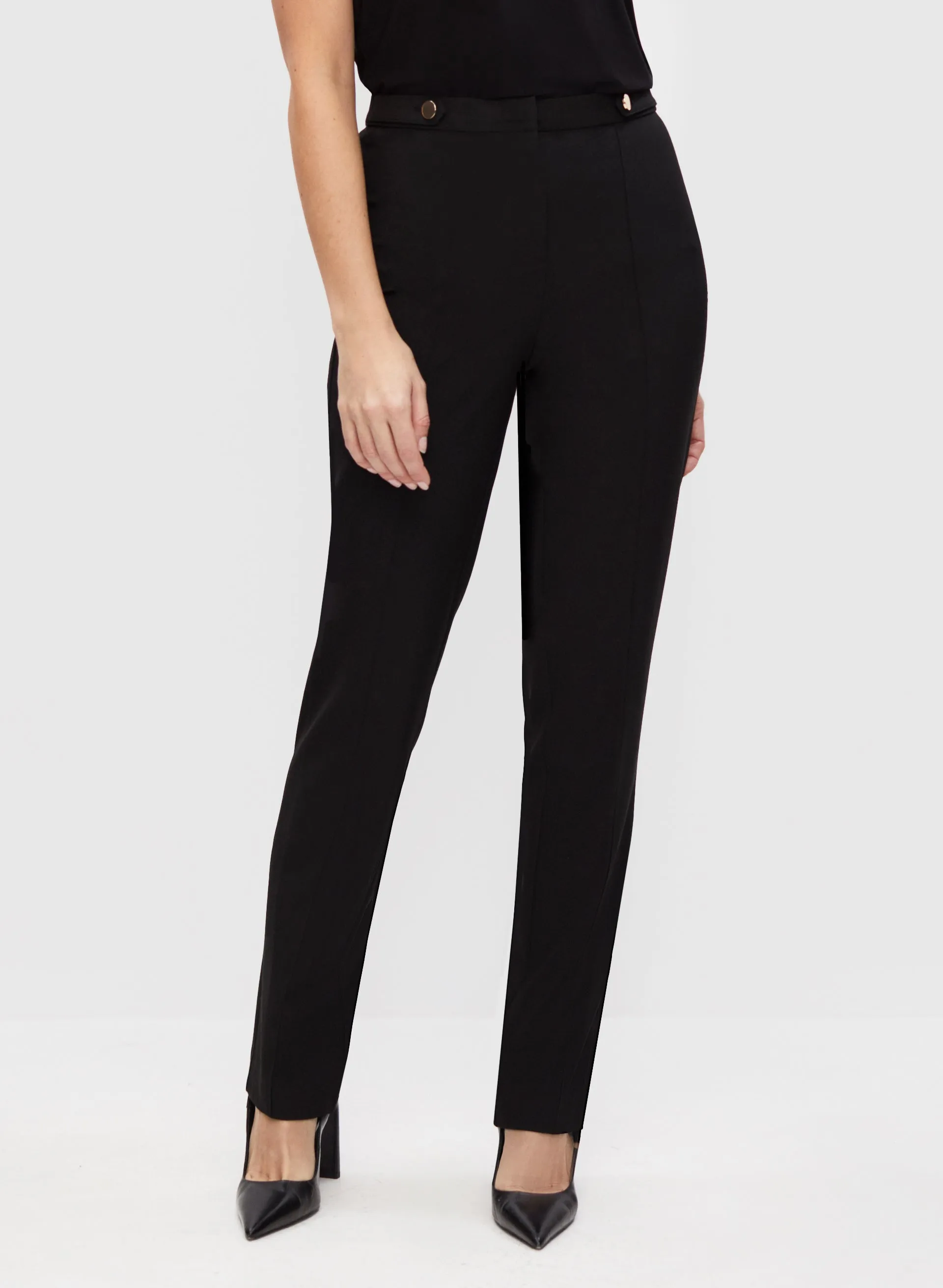 Signature Fit Bi-Stretch Pants sold by Laura
