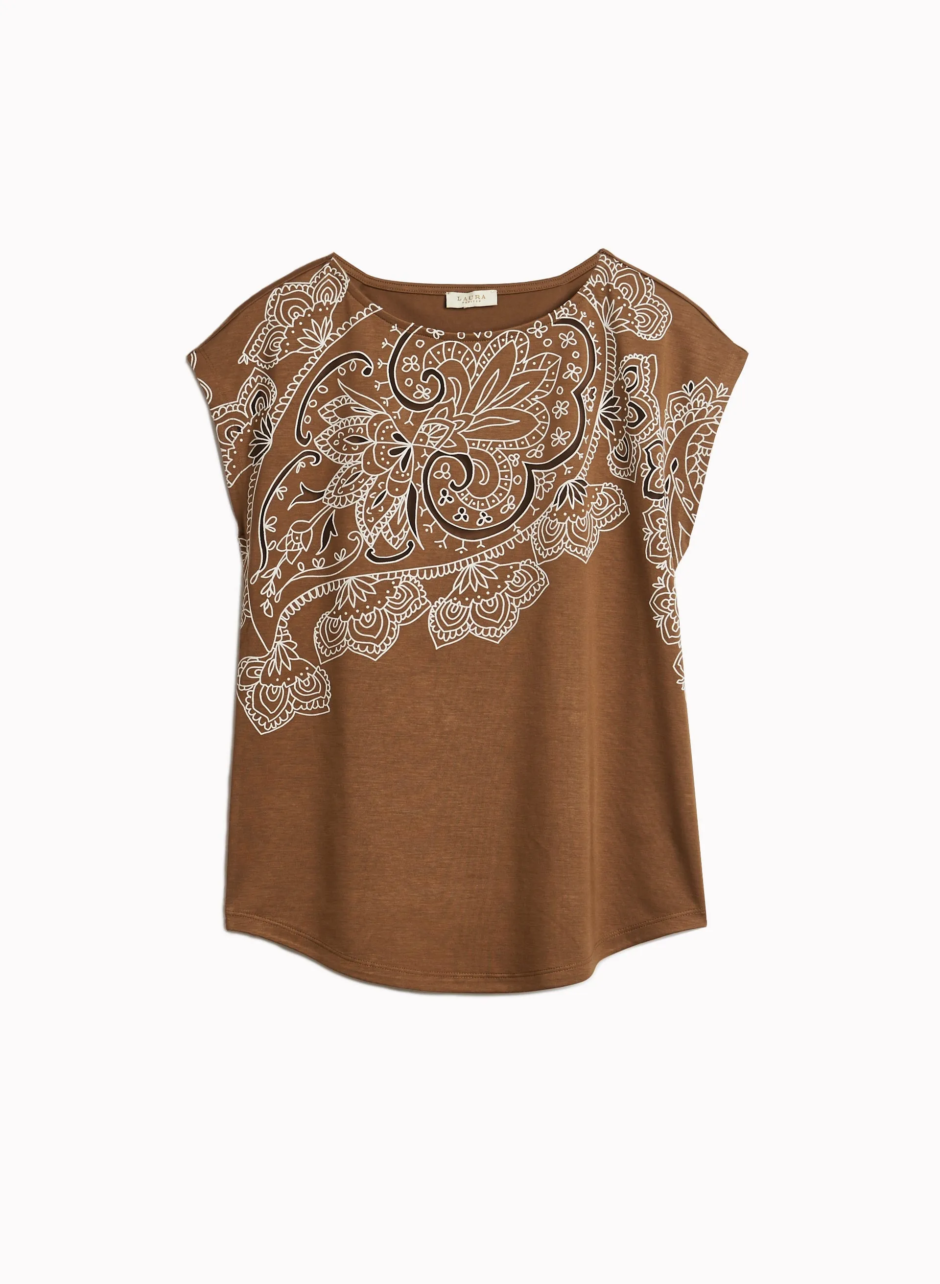 Paisley Detail Tee sold by Laura product image thumbnail 5