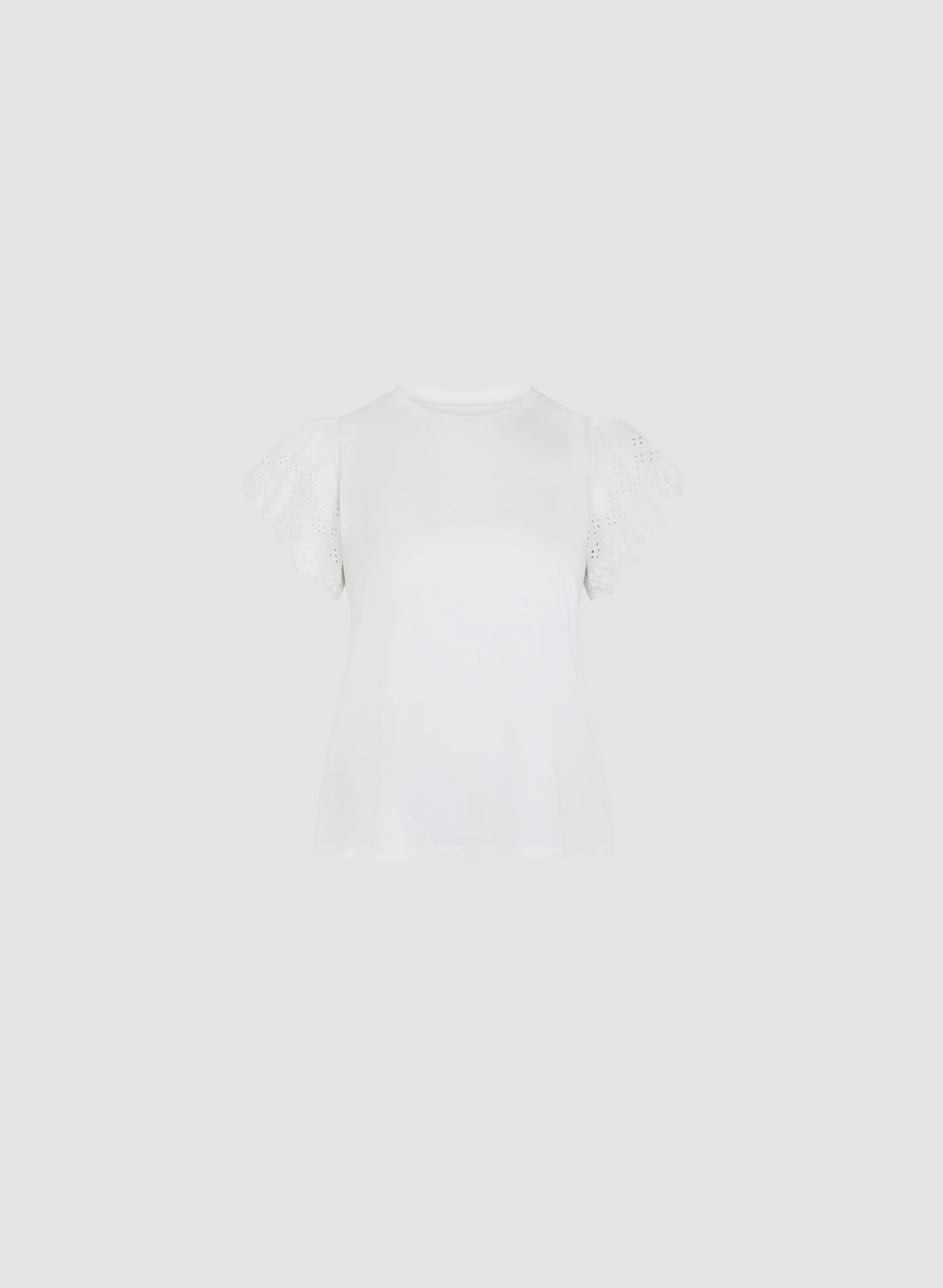 Eyelet Sleeve Tee sold by Laura product image thumbnail 5