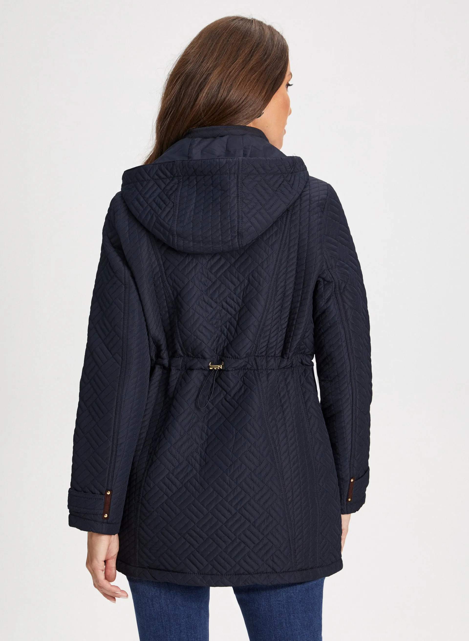 Geometric Quilted Coat sold by Laura product image thumbnail 2
