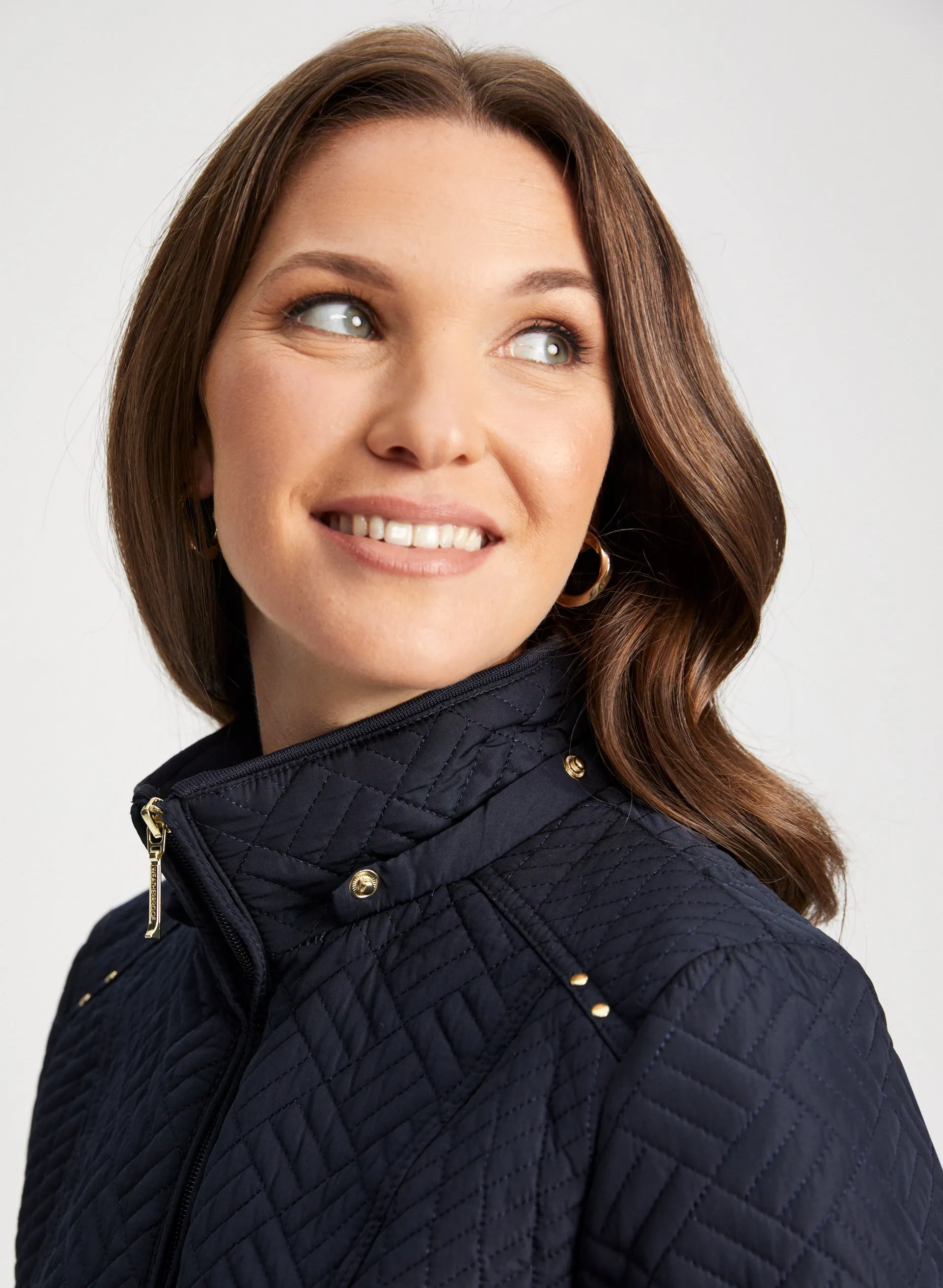 Geometric Quilted Coat sold by Laura product image thumbnail 5