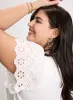 Eyelet Sleeve Tee sold by Laura