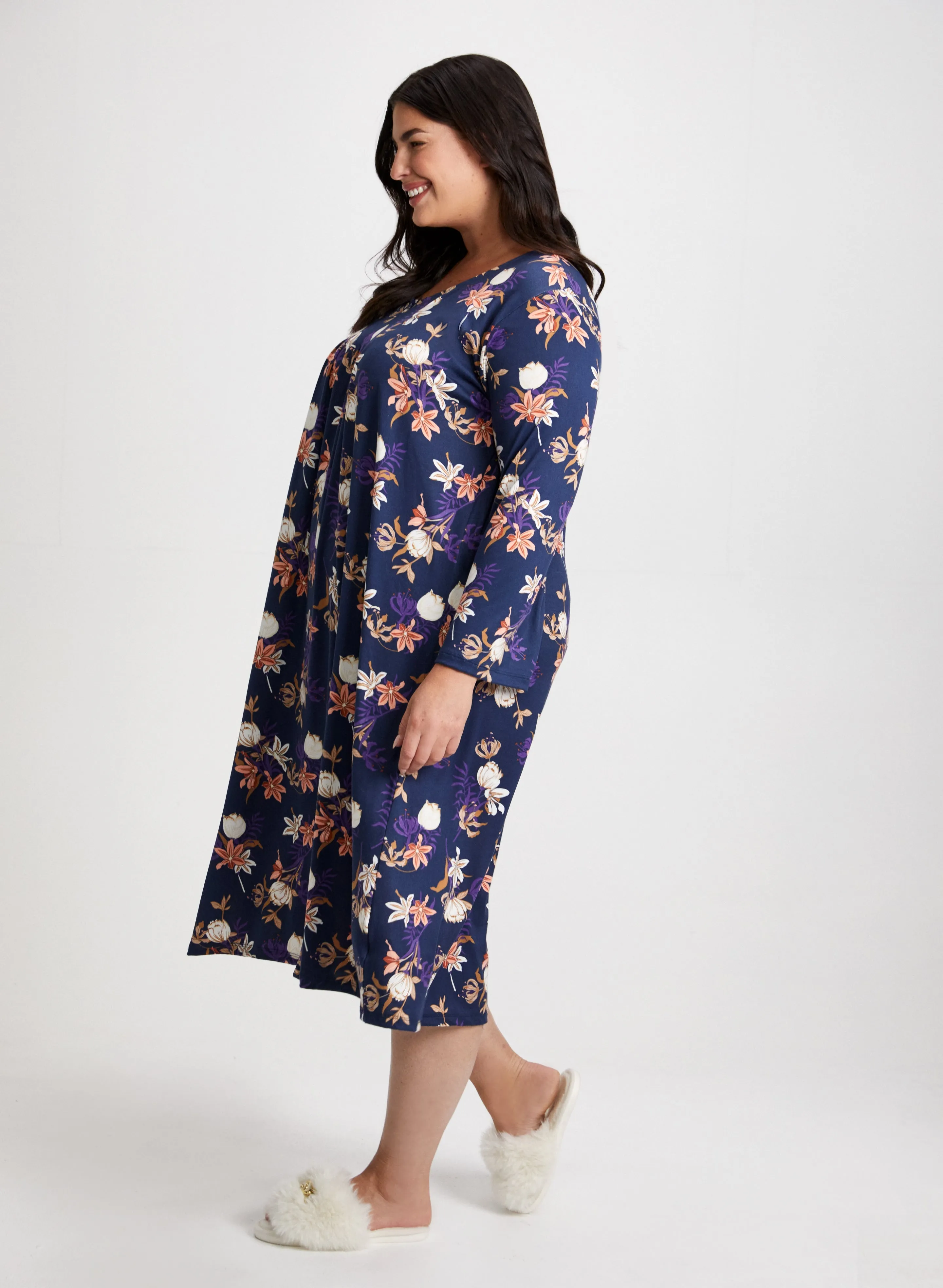 Floral Print Nightgown sold by Laura product image thumbnail 3