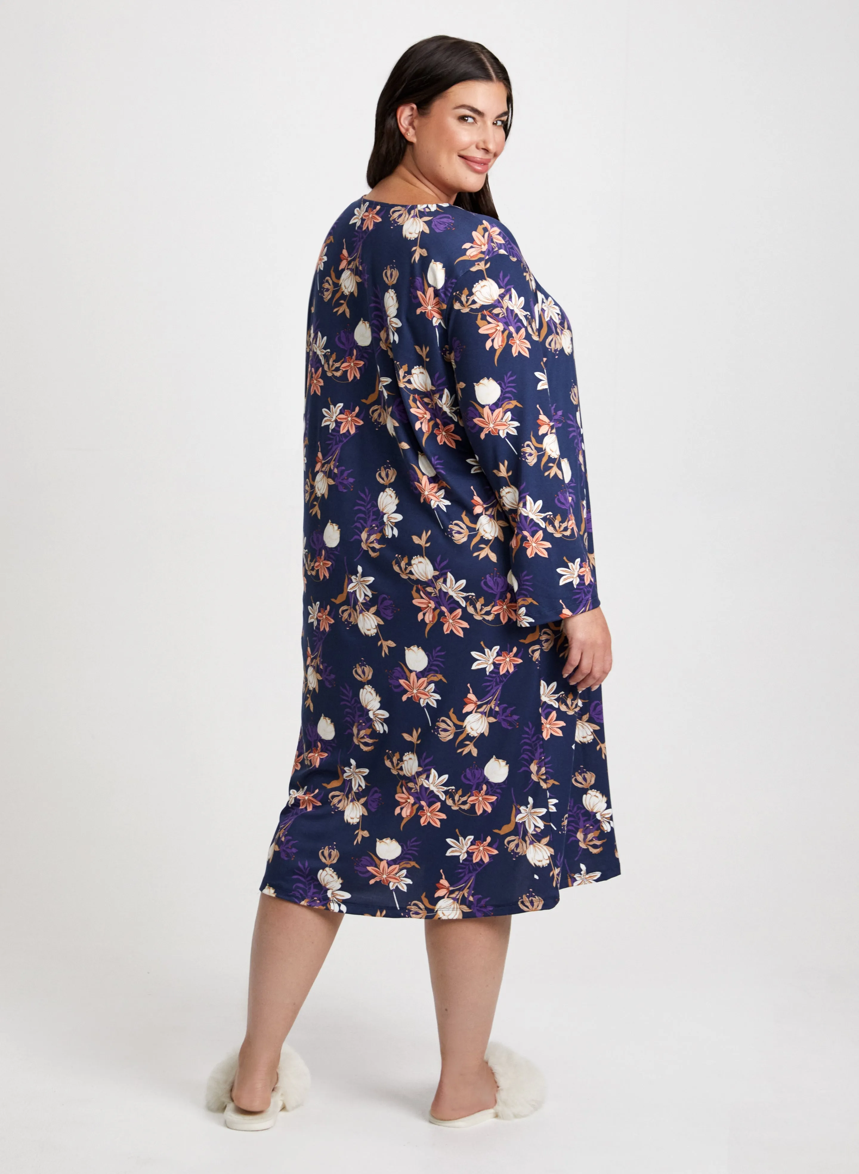 Floral Print Nightgown sold by Laura product image thumbnail 2