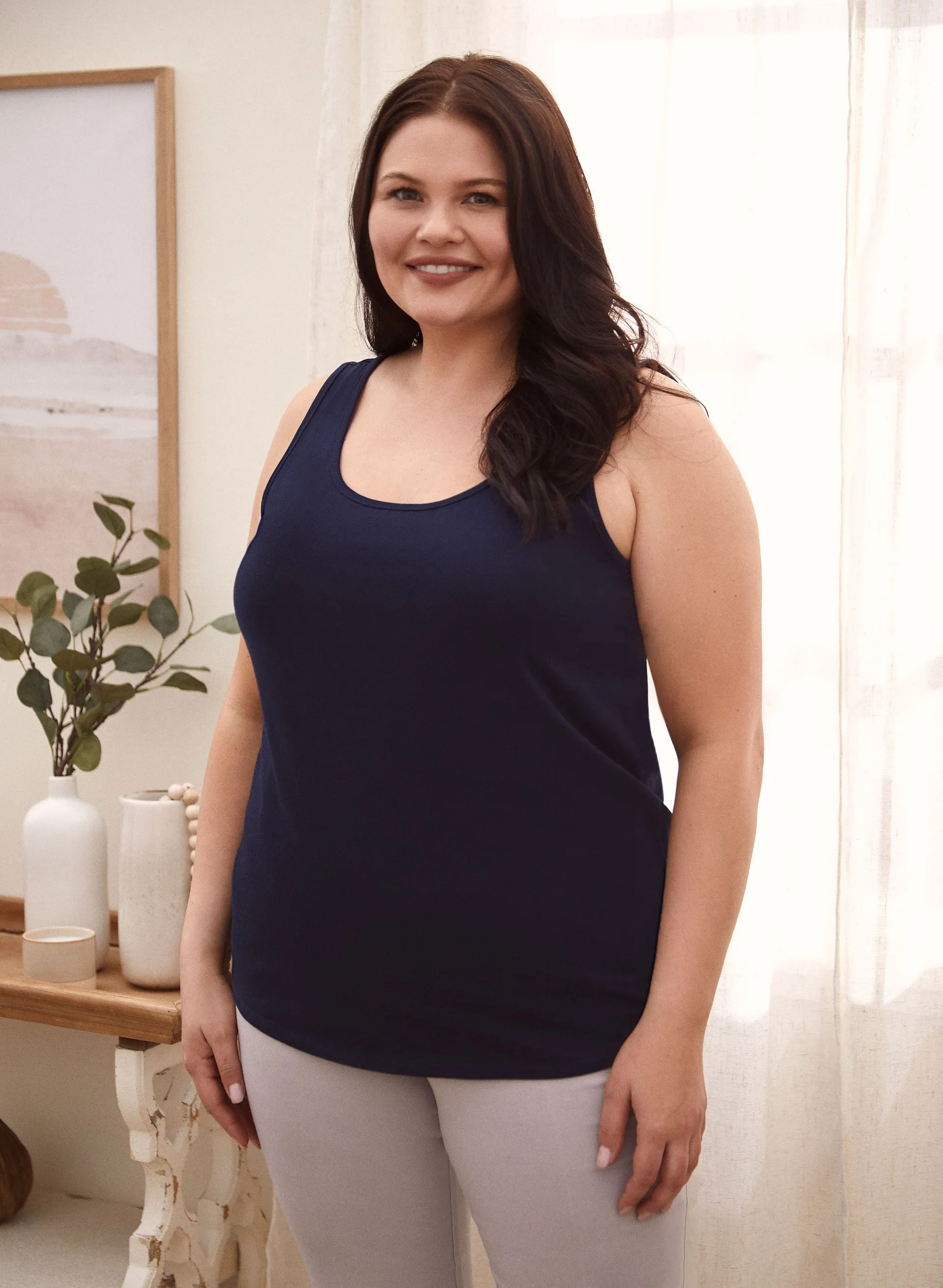 Scoop Neck Tank Top sold by Laura