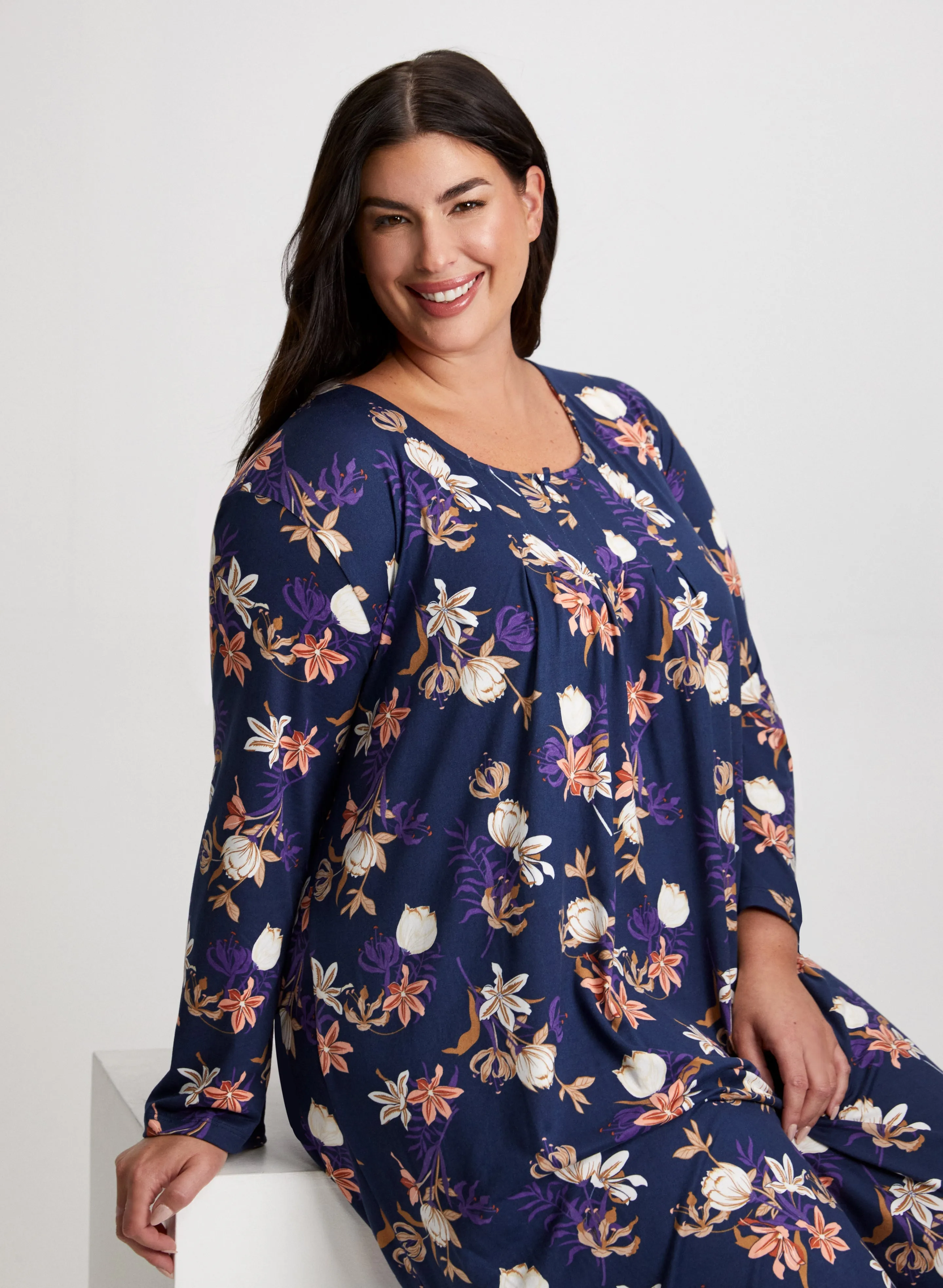 Floral Print Nightgown sold by Laura product image thumbnail 4