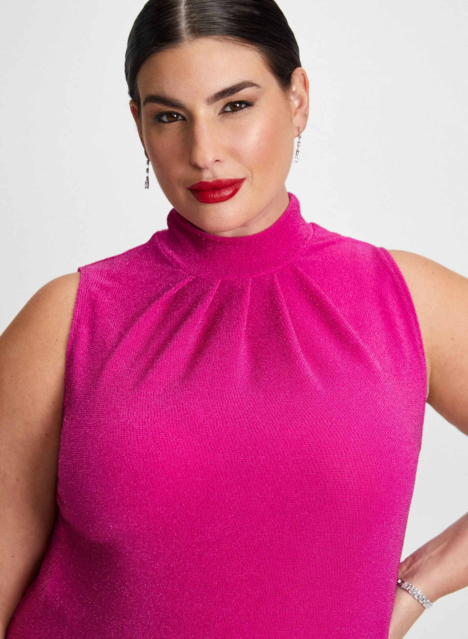 Sleeveless Shimmer Top sold by Laura product image thumbnail 2