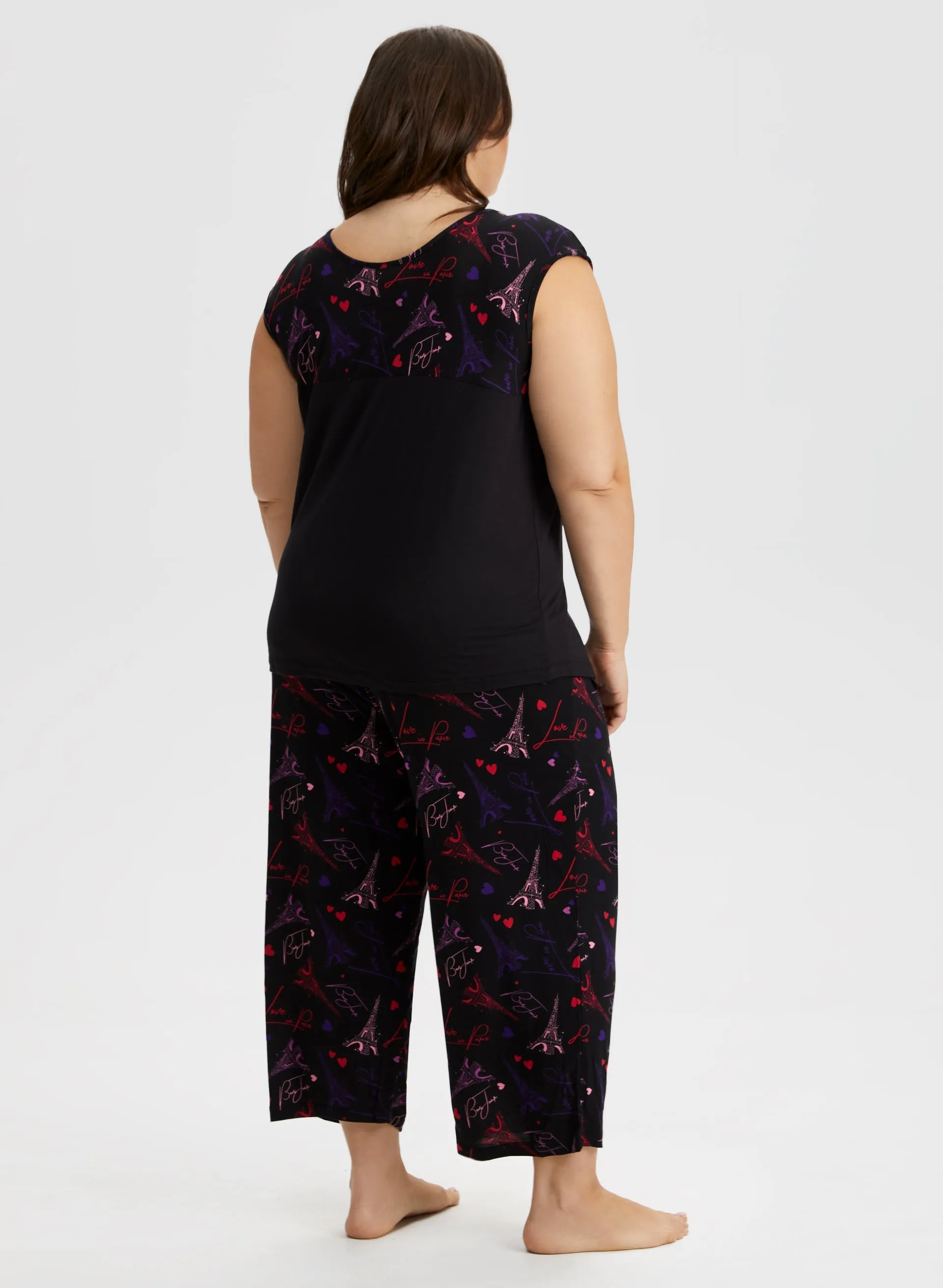 Paris Print Pyjama Set sold by Laura product image thumbnail 2