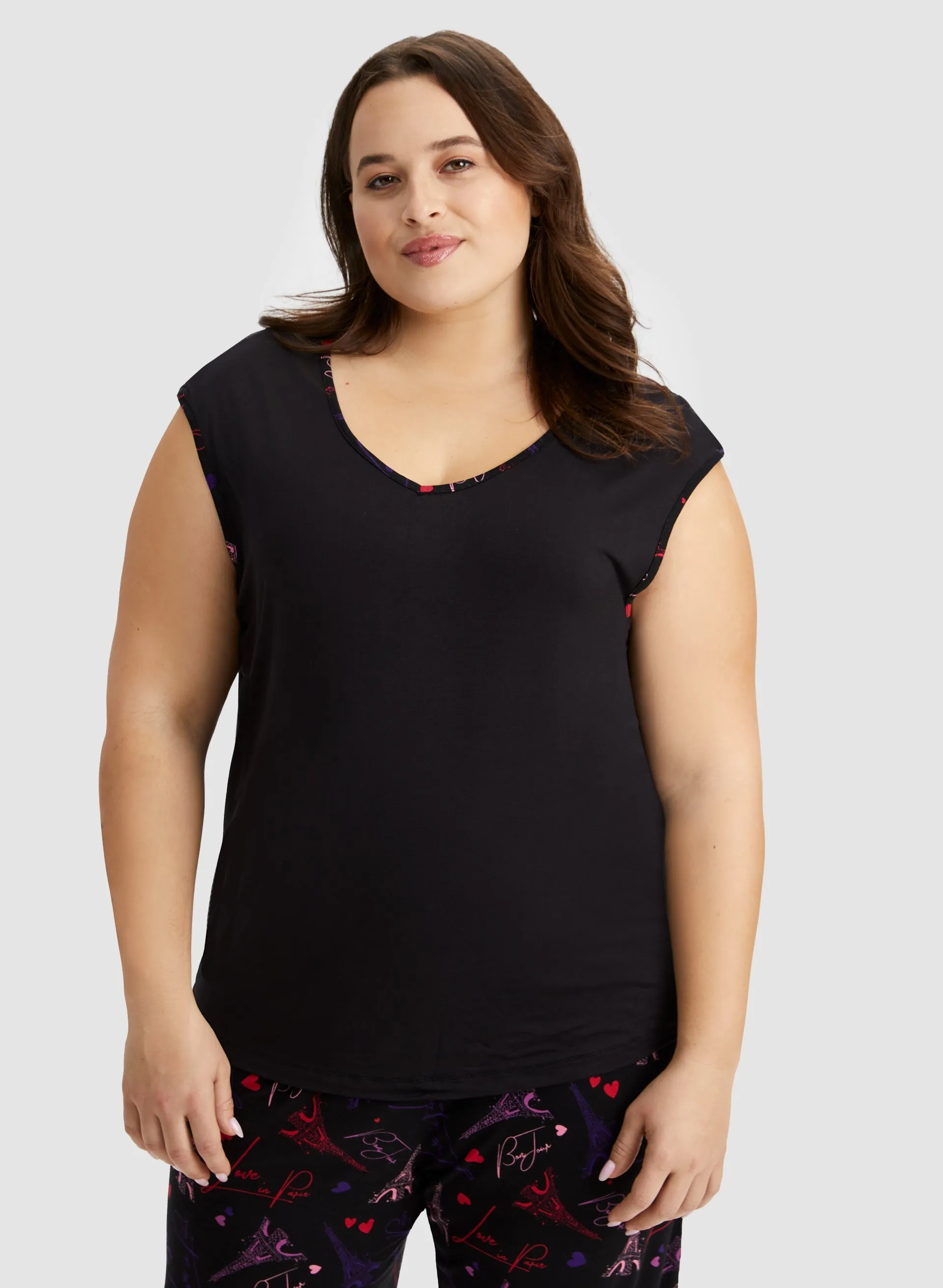 Paris Print Pyjama Set sold by Laura product image thumbnail 3