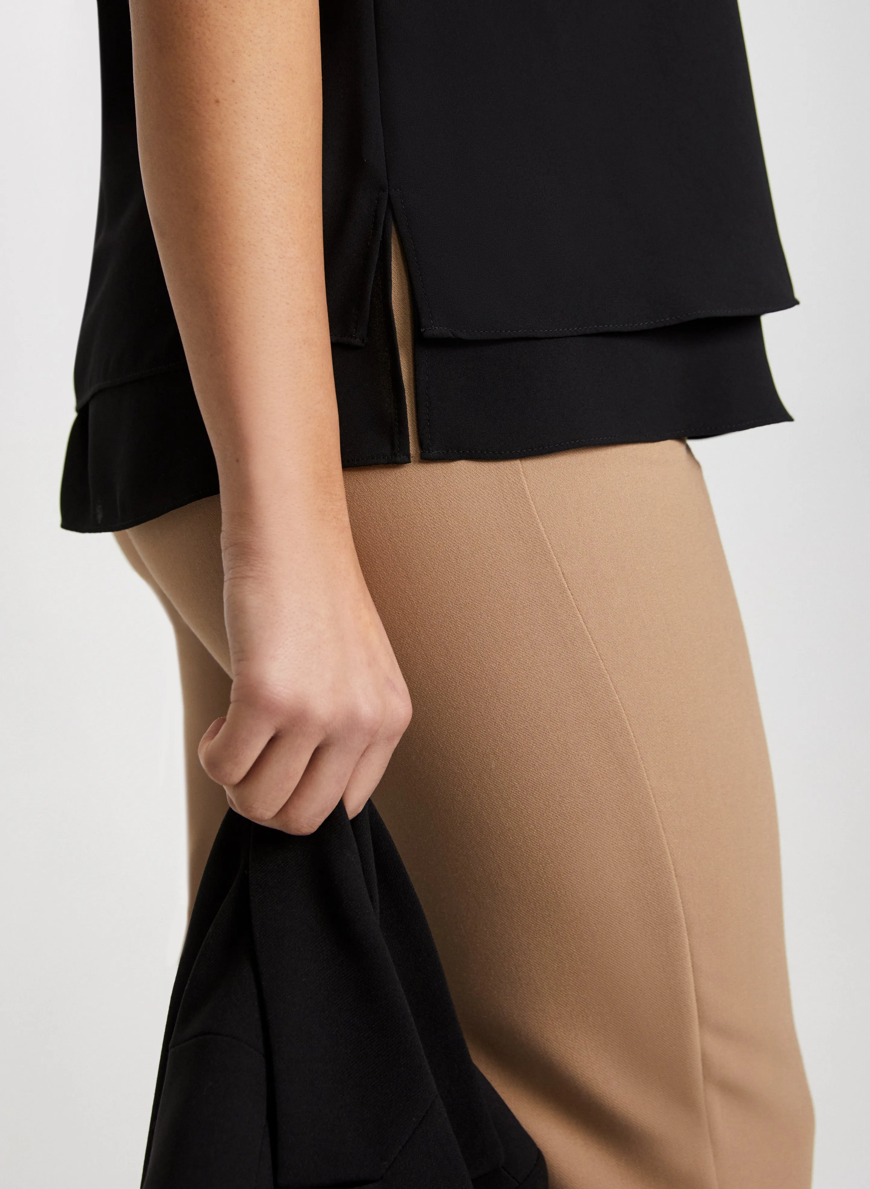 Sleeveless V-Neck Blouse sold by Laura product image thumbnail 5