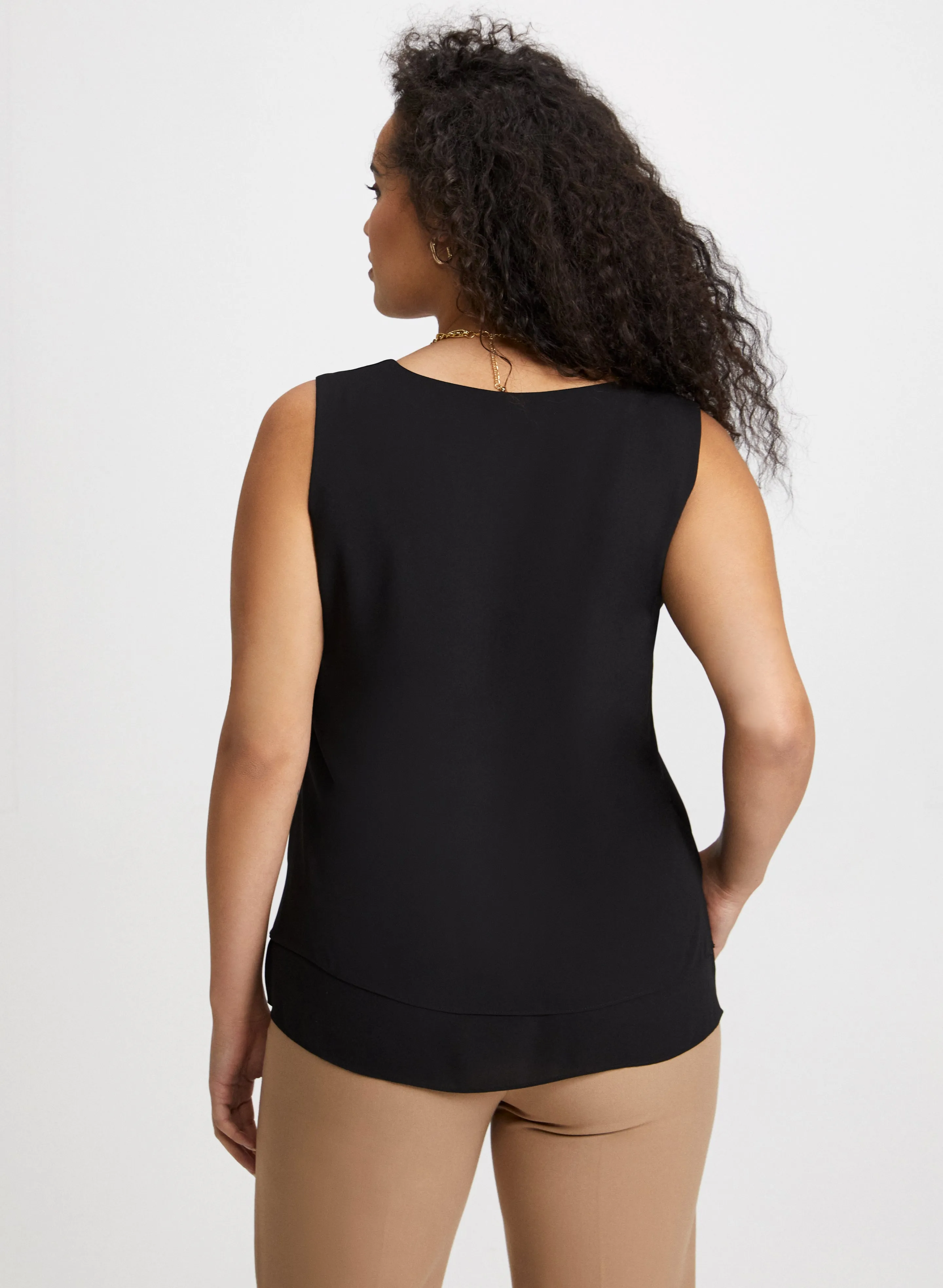 Sleeveless V-Neck Blouse sold by Laura product image thumbnail 4