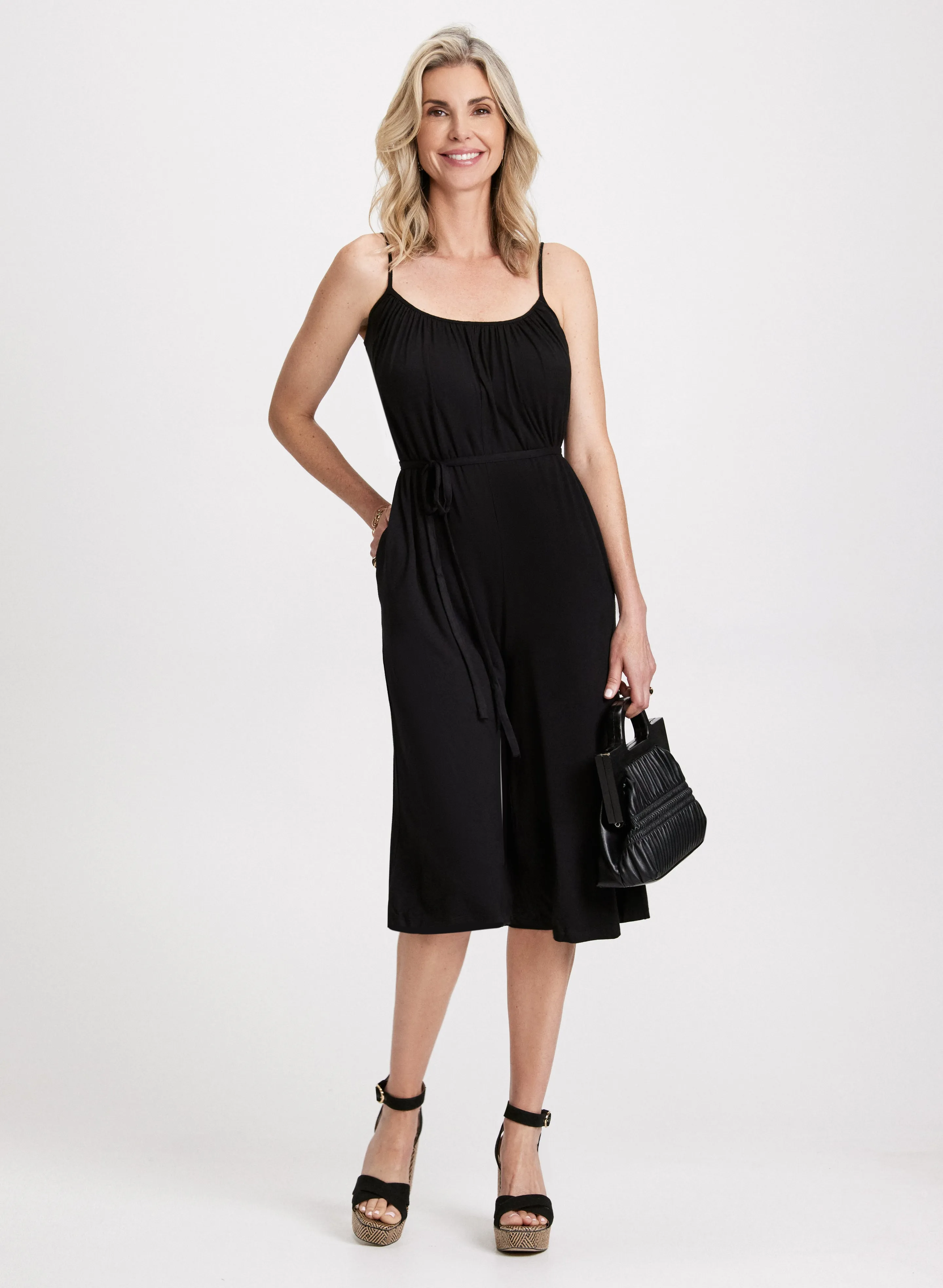 Sleeveless Wide Leg Jumpsuit sold by Laura
