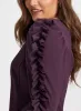 Voluminous Ruffle Sleeve Top sold by Laura