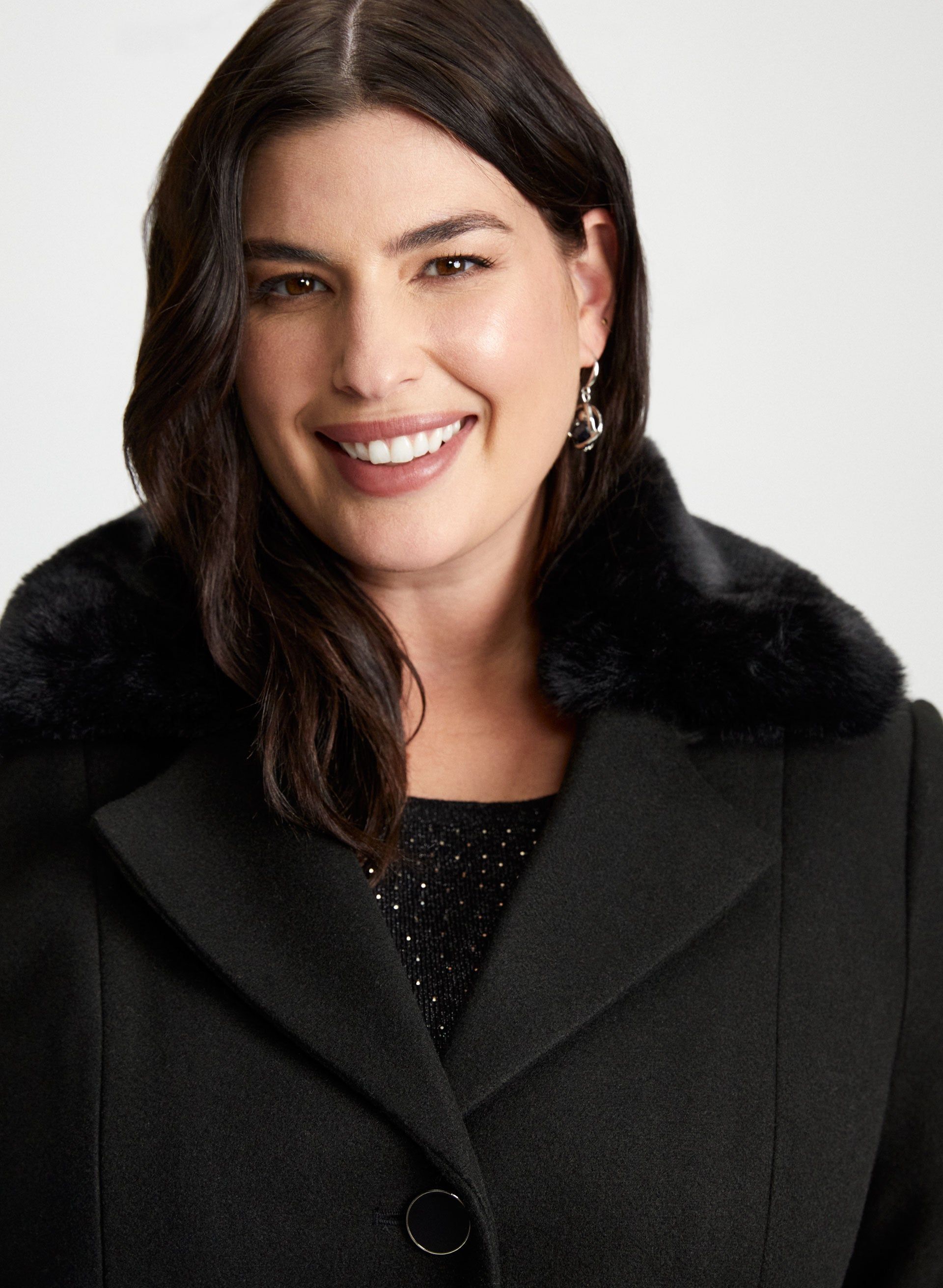 Stretch Wool-Blend Coat sold by Laura product image thumbnail 5