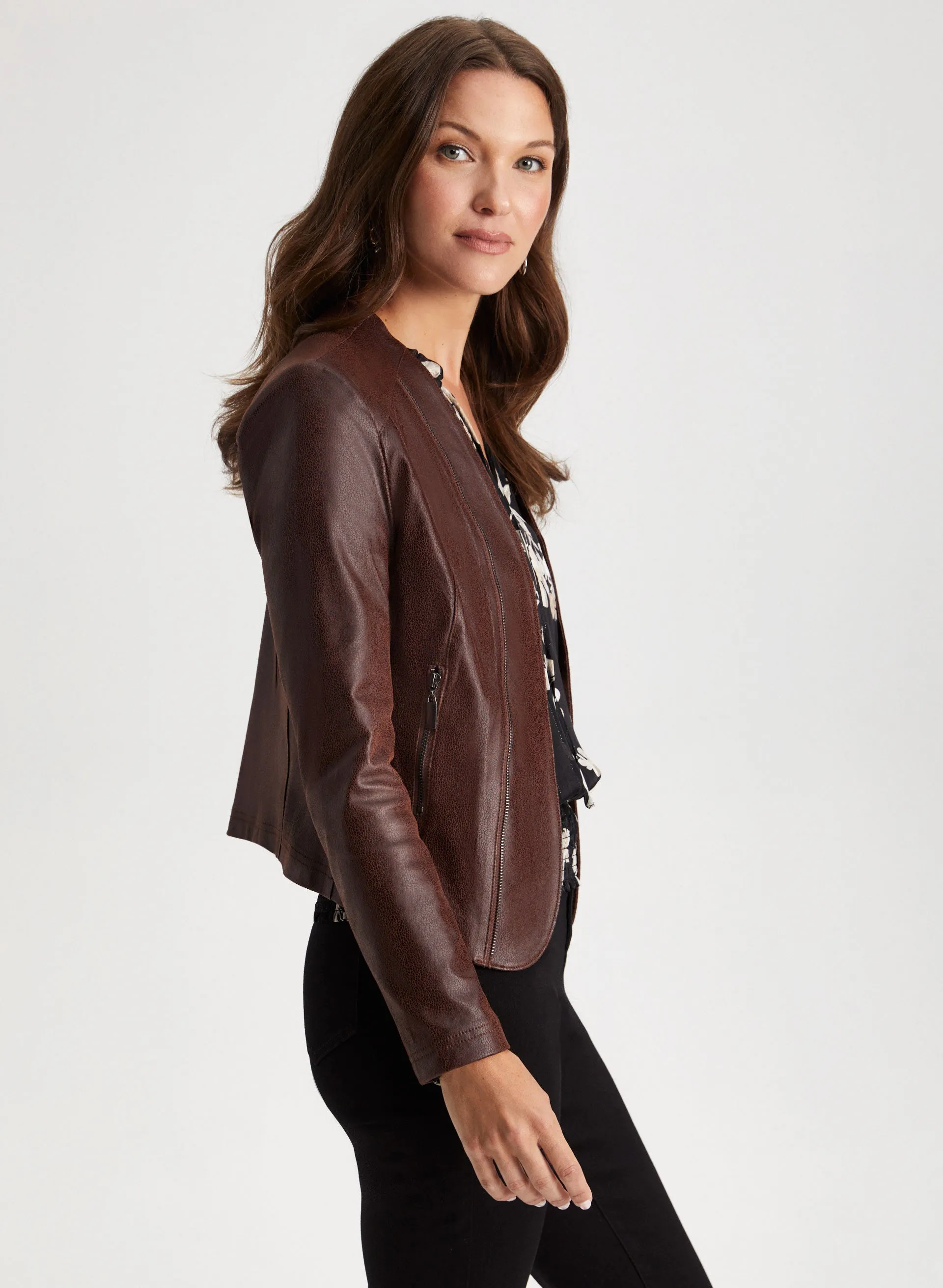 Zipper Trim Jacket sold by Laura product image thumbnail 5