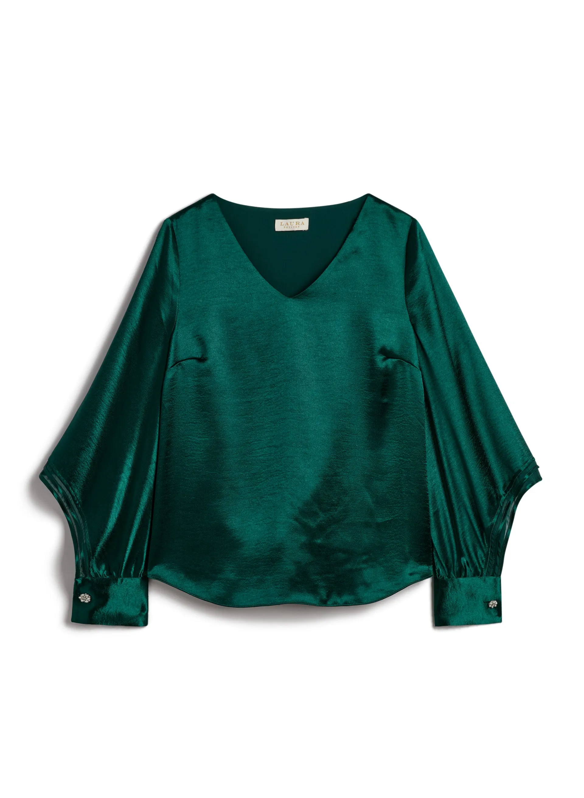 Tiered Balloon Sleeve Blouse sold by Laura product image thumbnail 5