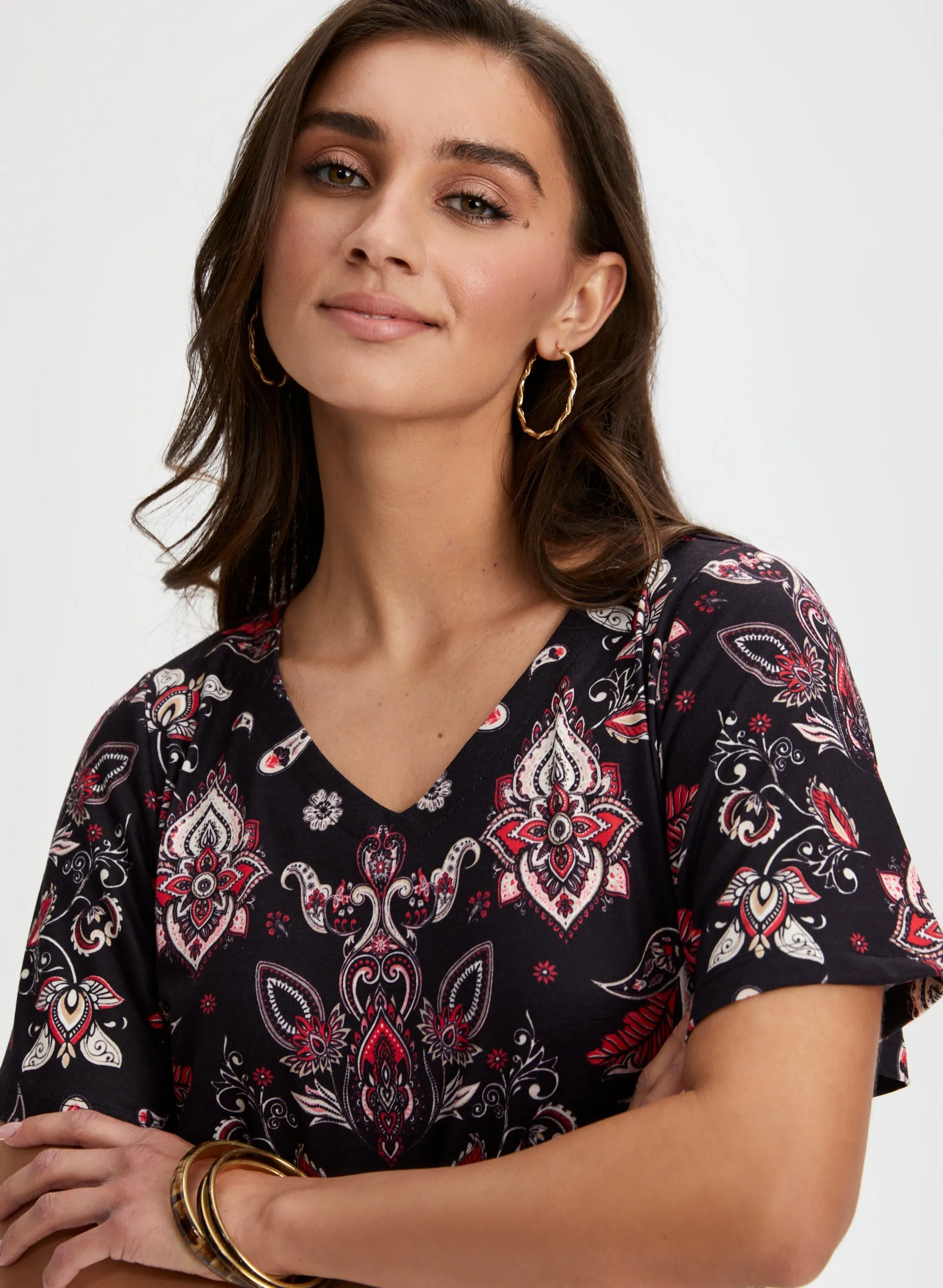 Paisley Print Tee sold by Laura product image thumbnail 2