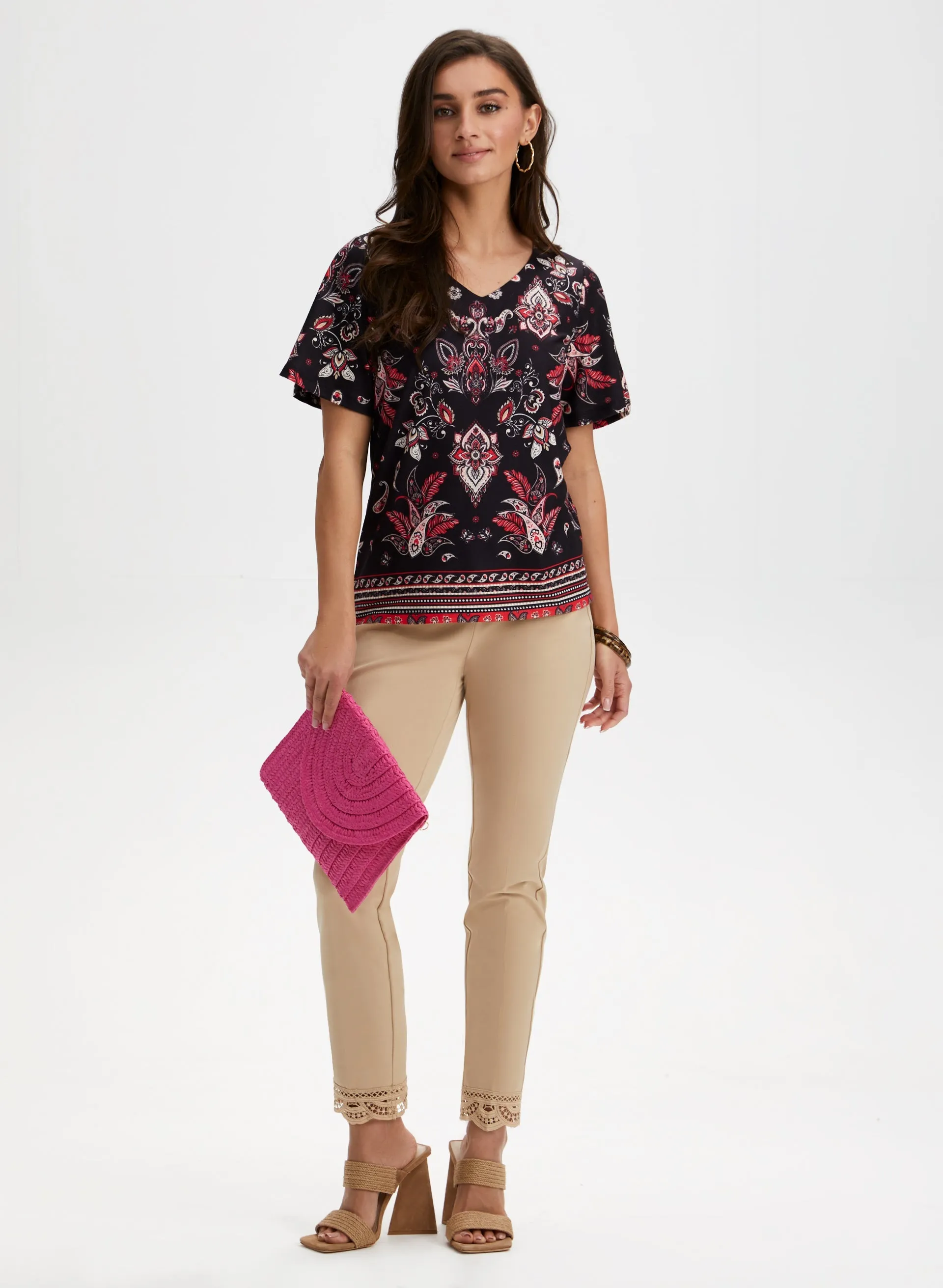 Paisley Print Tee sold by Laura product image thumbnail 3