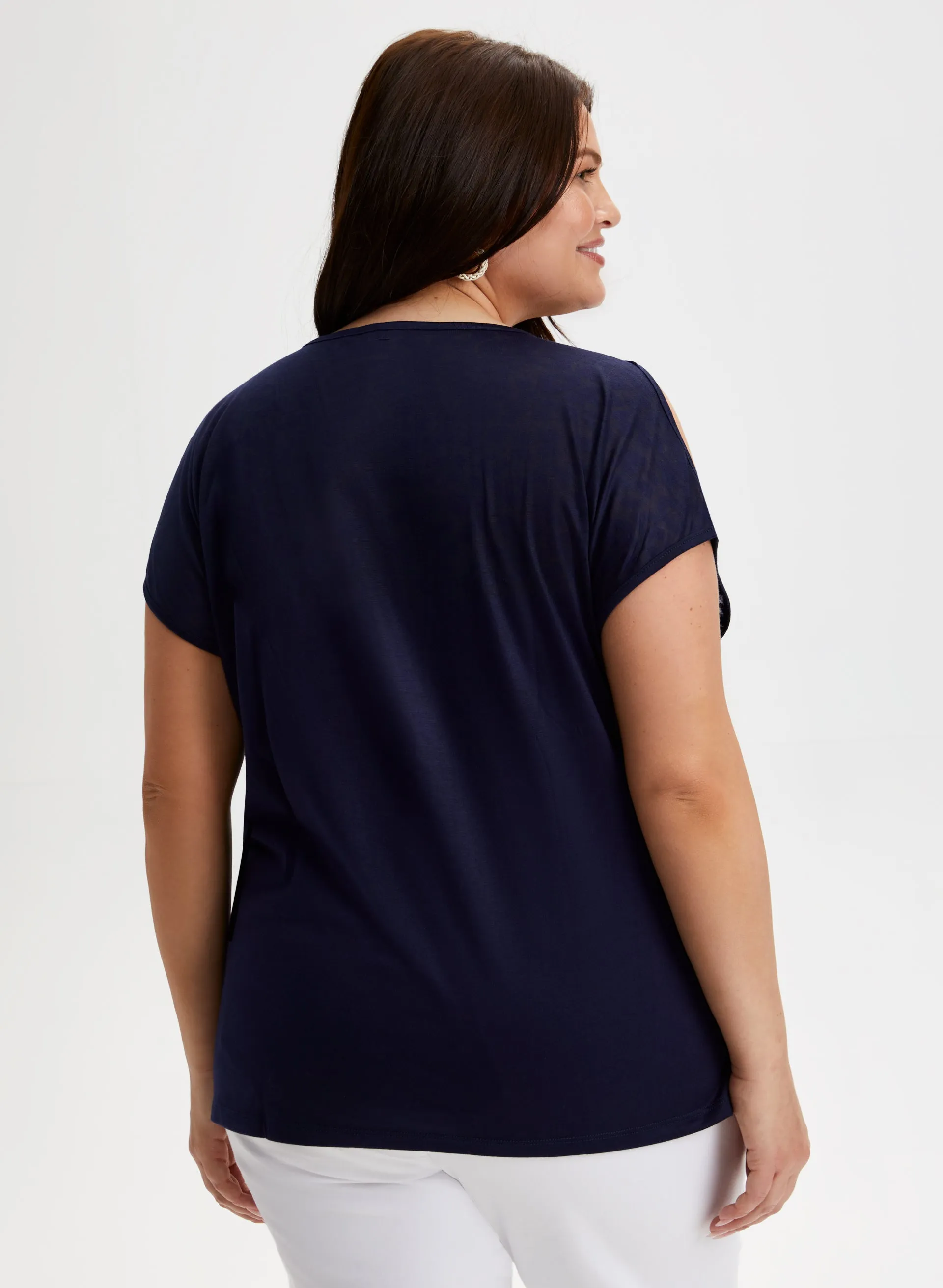 Burnout Print Tee sold by Laura product image thumbnail 4