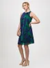 High Neck Rosette Detail Dress sold by Laura
