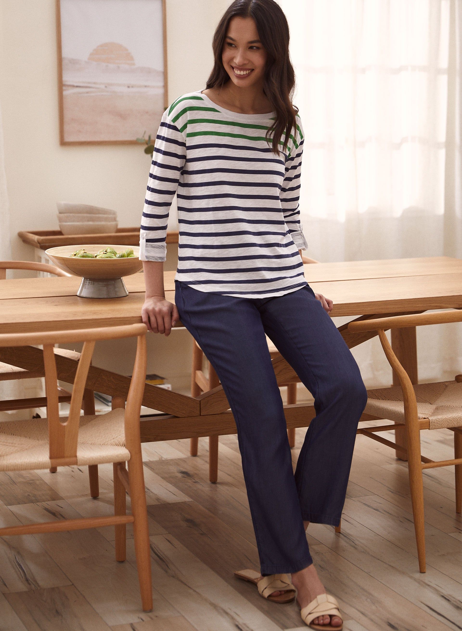 Stripe Print Tee sold by Laura product image thumbnail 3