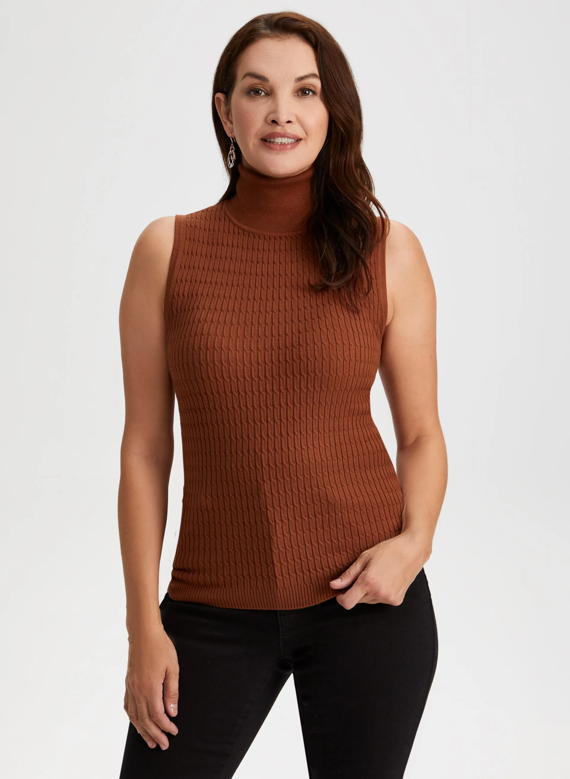 Sleeveless Turtleneck Sweater sold by Laura