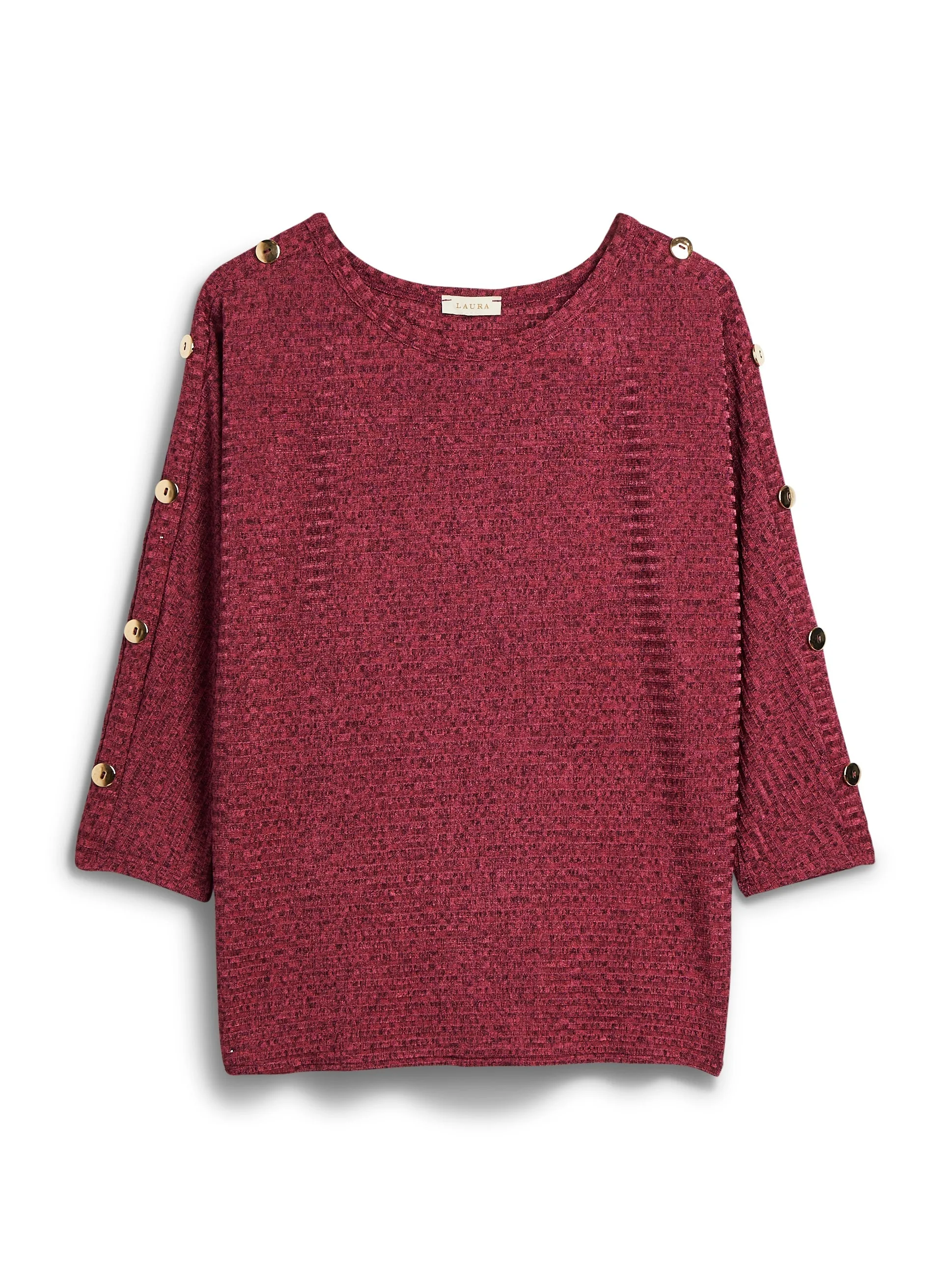 Button Detail Dolman Sleeve Top sold by Laura product image thumbnail 5