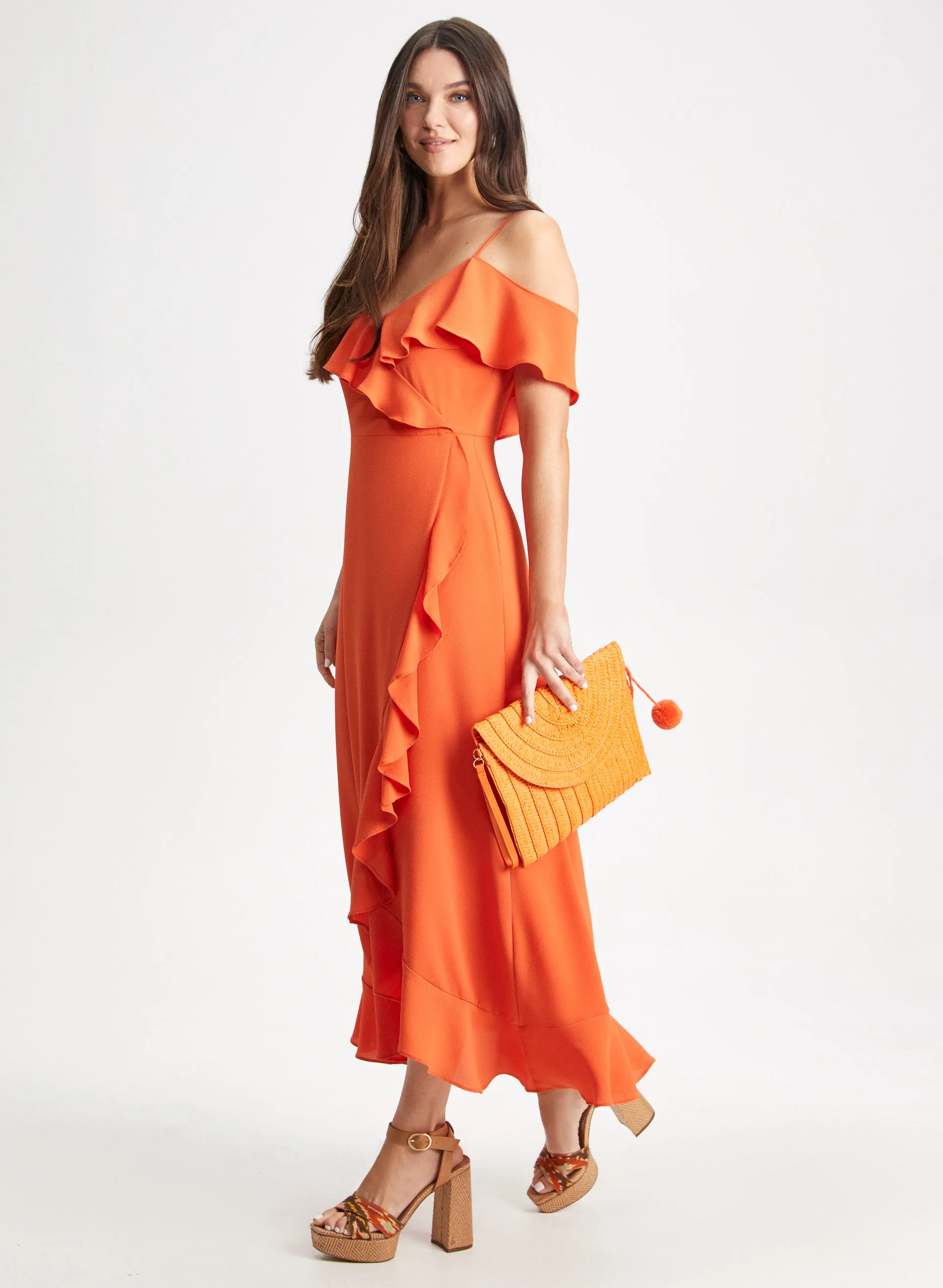 Ruffle Midi Dress sold by Laura product image thumbnail 3
