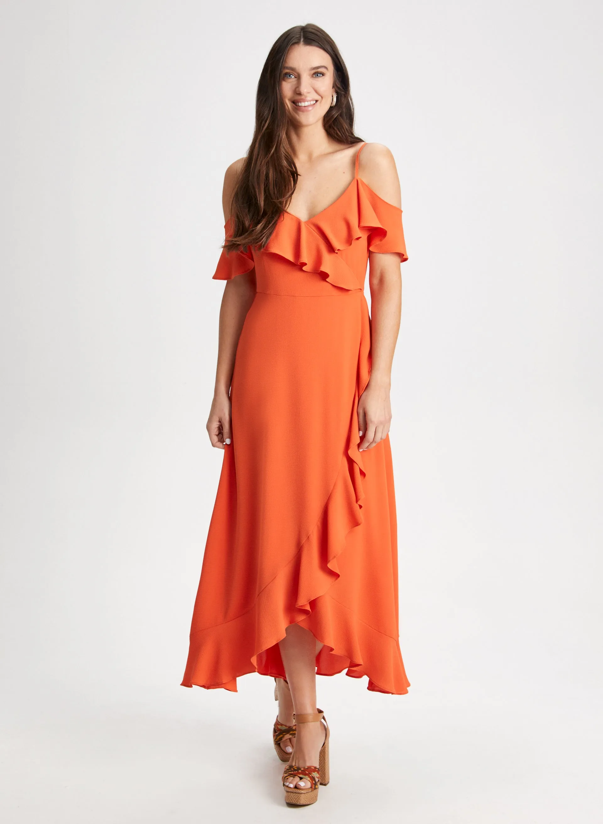 Ruffle Midi Dress sold by Laura