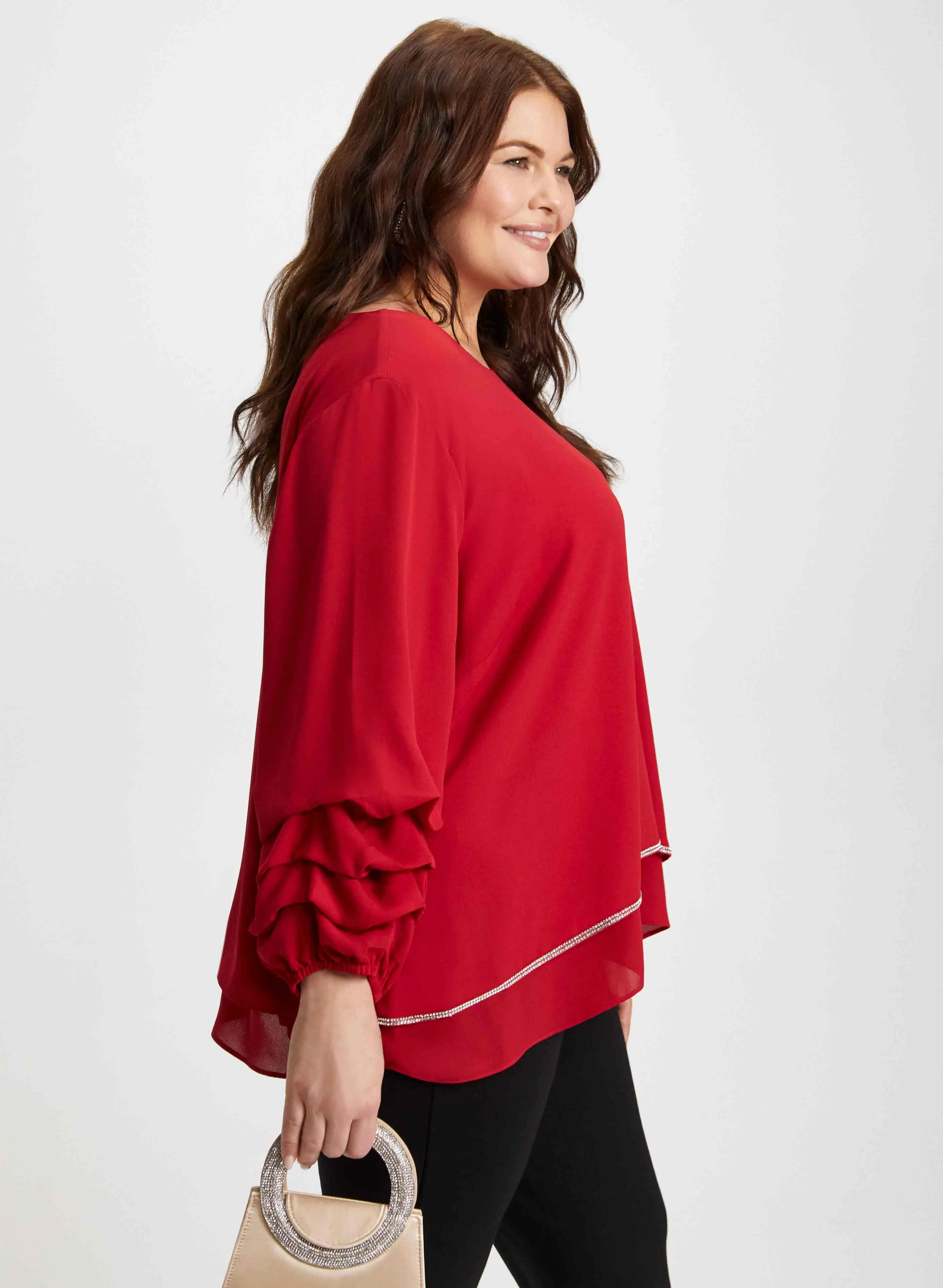 Tiered Sleeve Blouse sold by Laura product image thumbnail 2