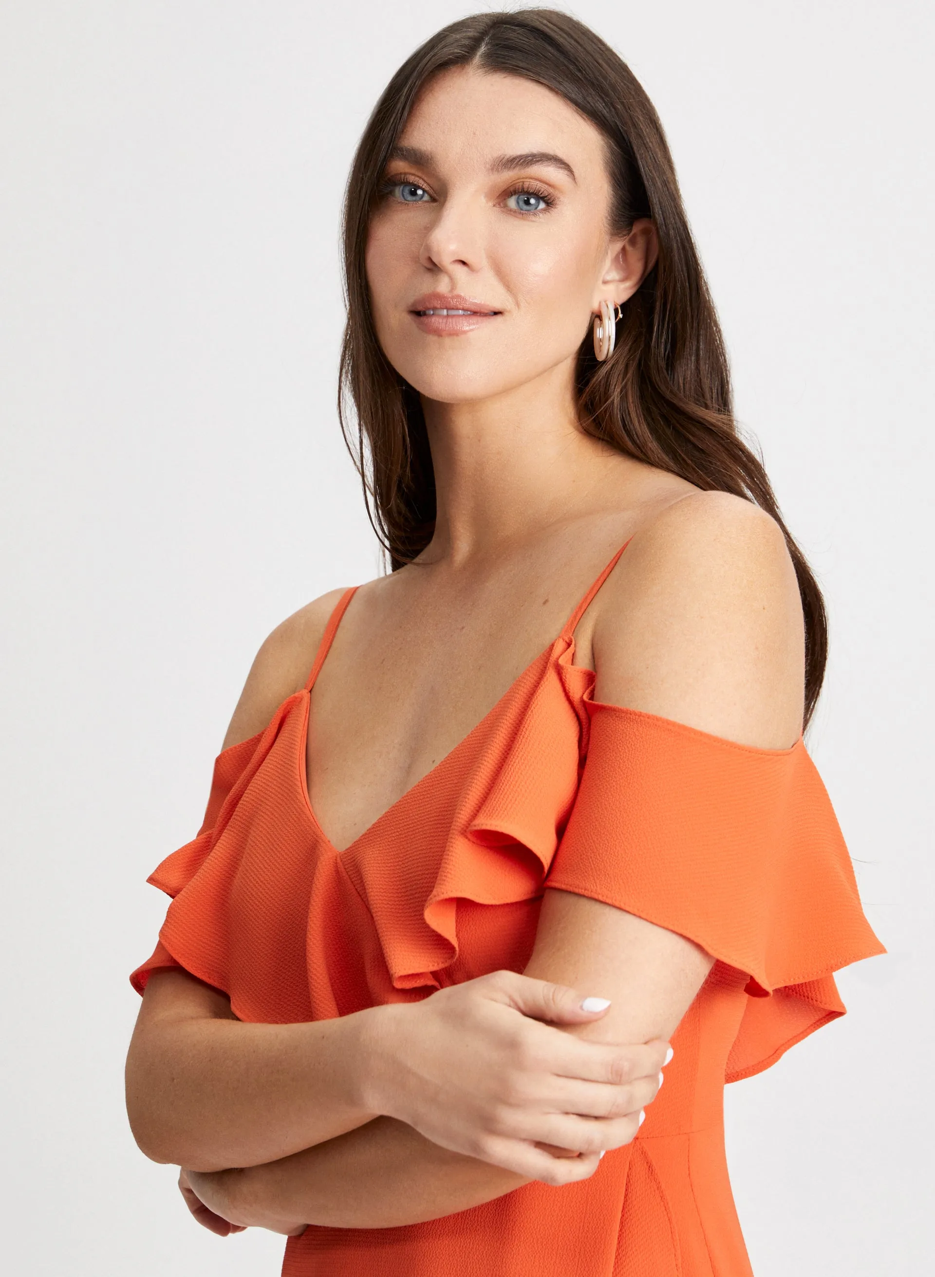 Ruffle Midi Dress sold by Laura product image thumbnail 4