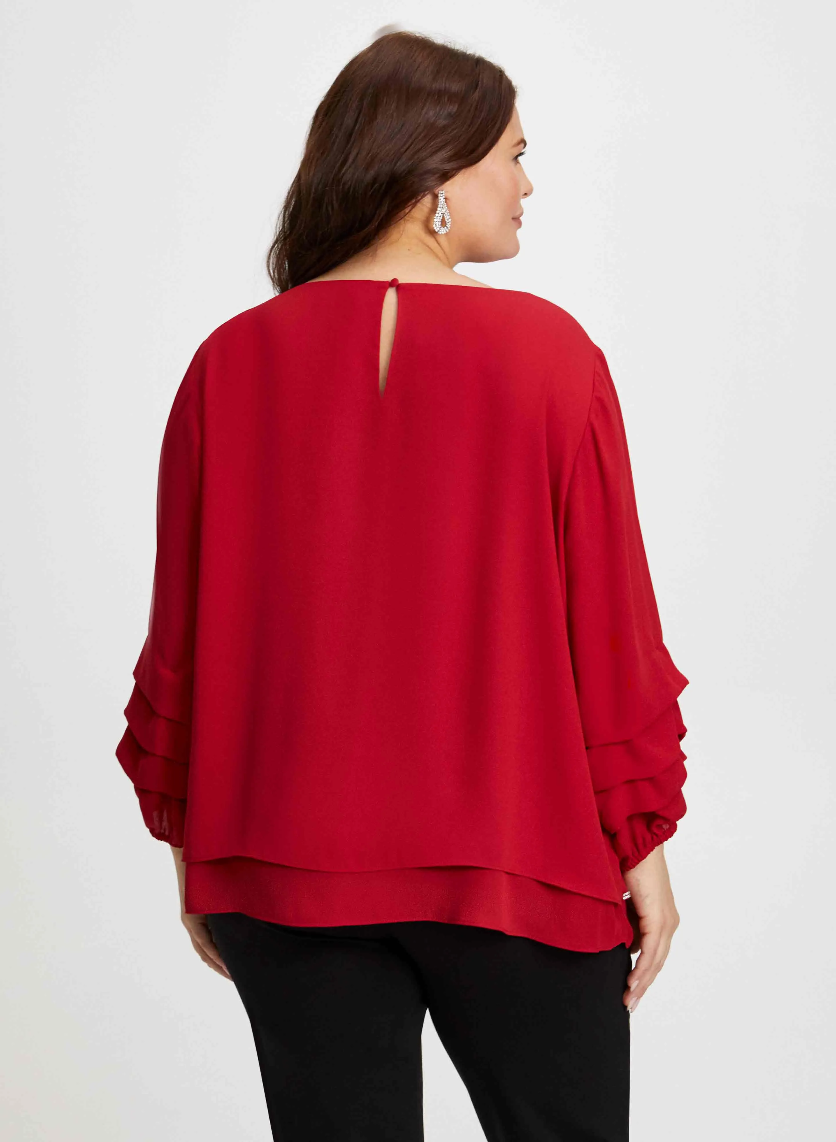 Tiered Sleeve Blouse sold by Laura product image thumbnail 4